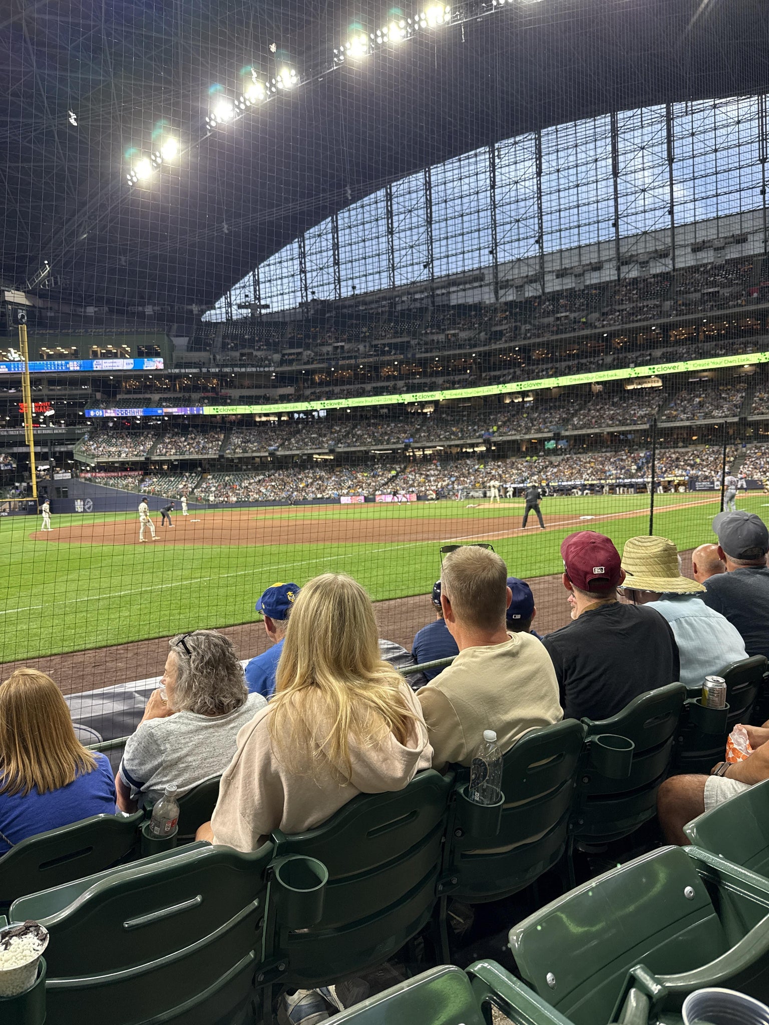 Real Fan View taken from Section 126 at American Family Field by Sarah S