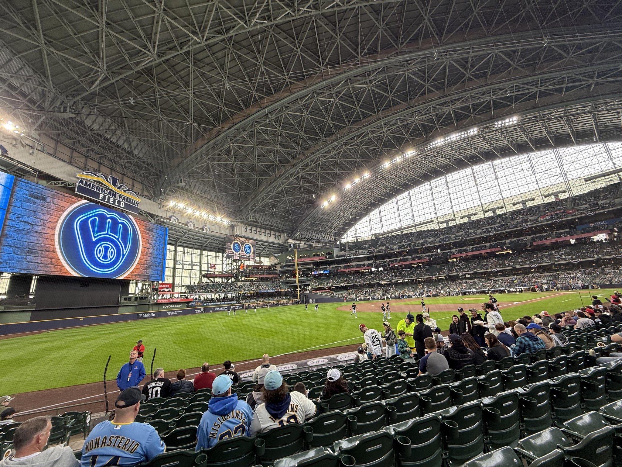 Real Fan View taken from Section 127 at American Family Field by Aaron M
