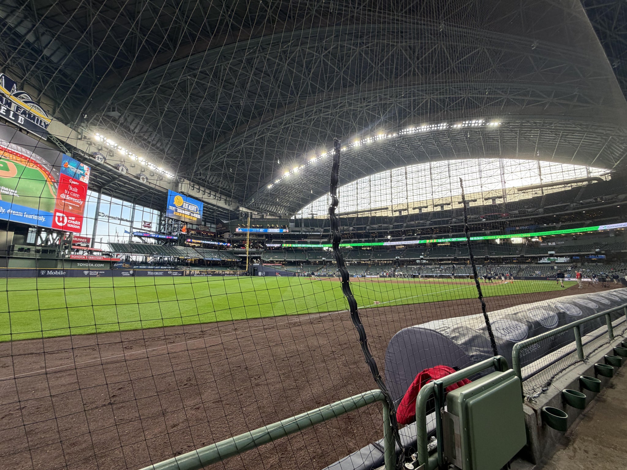 Real Fan View taken from Section 128 at American Family Field by Aidan Q