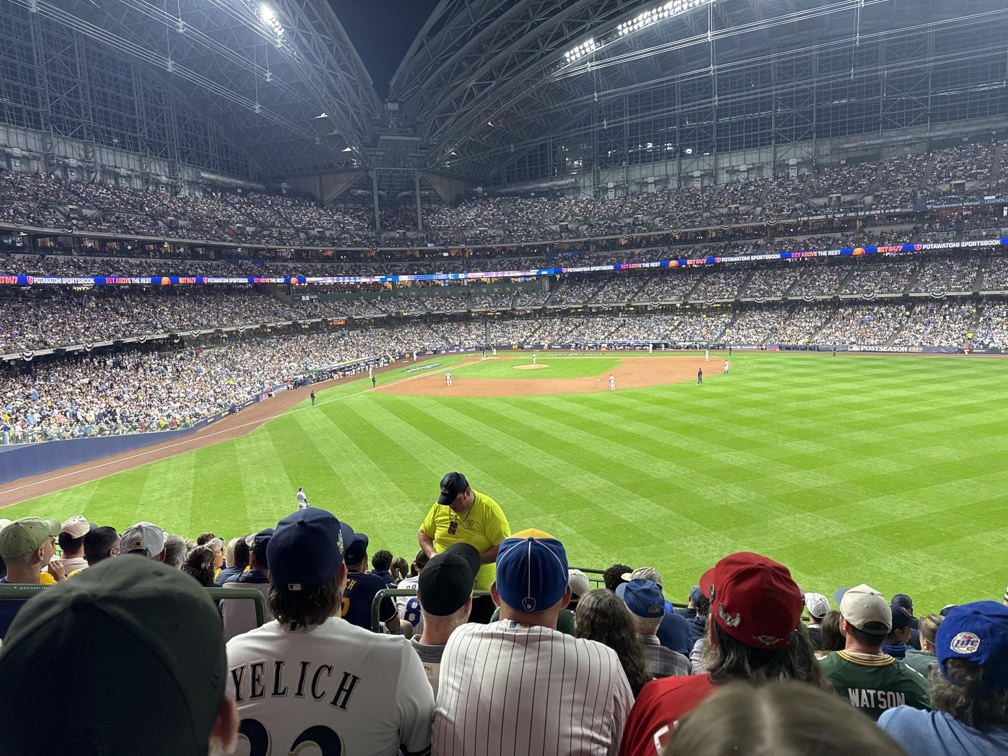 Real Fan View taken from Section 201 at American Family Field by Aiden G