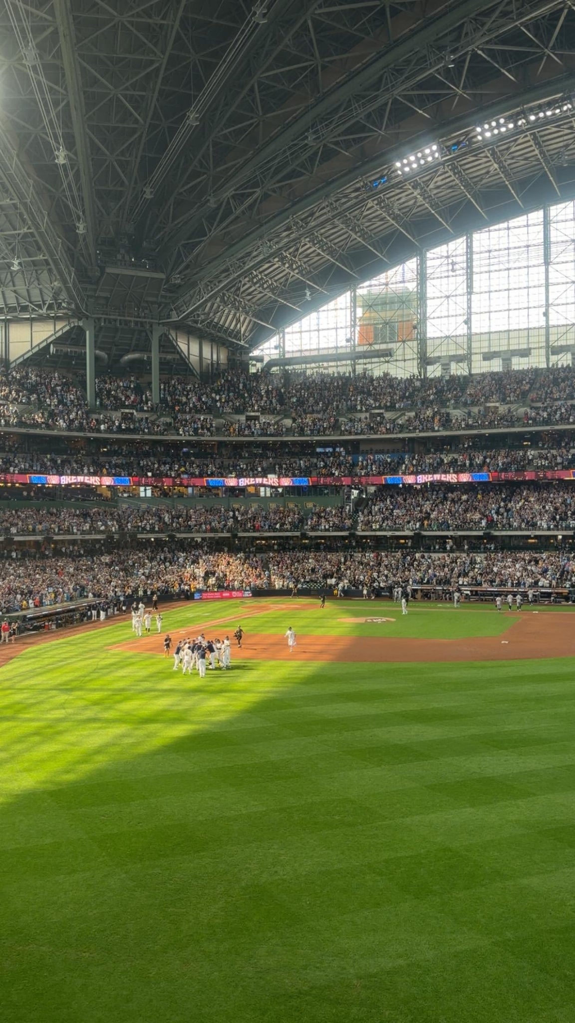 Real Fan View taken from Section 202 at American Family Field by William K