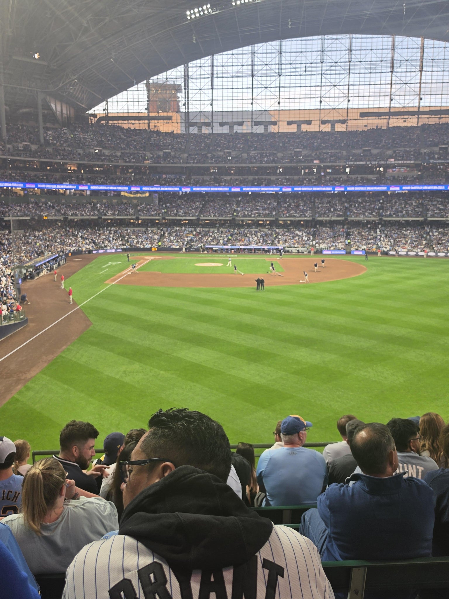 Real Fan View taken from Section 204 at American Family Field by Deanna E
