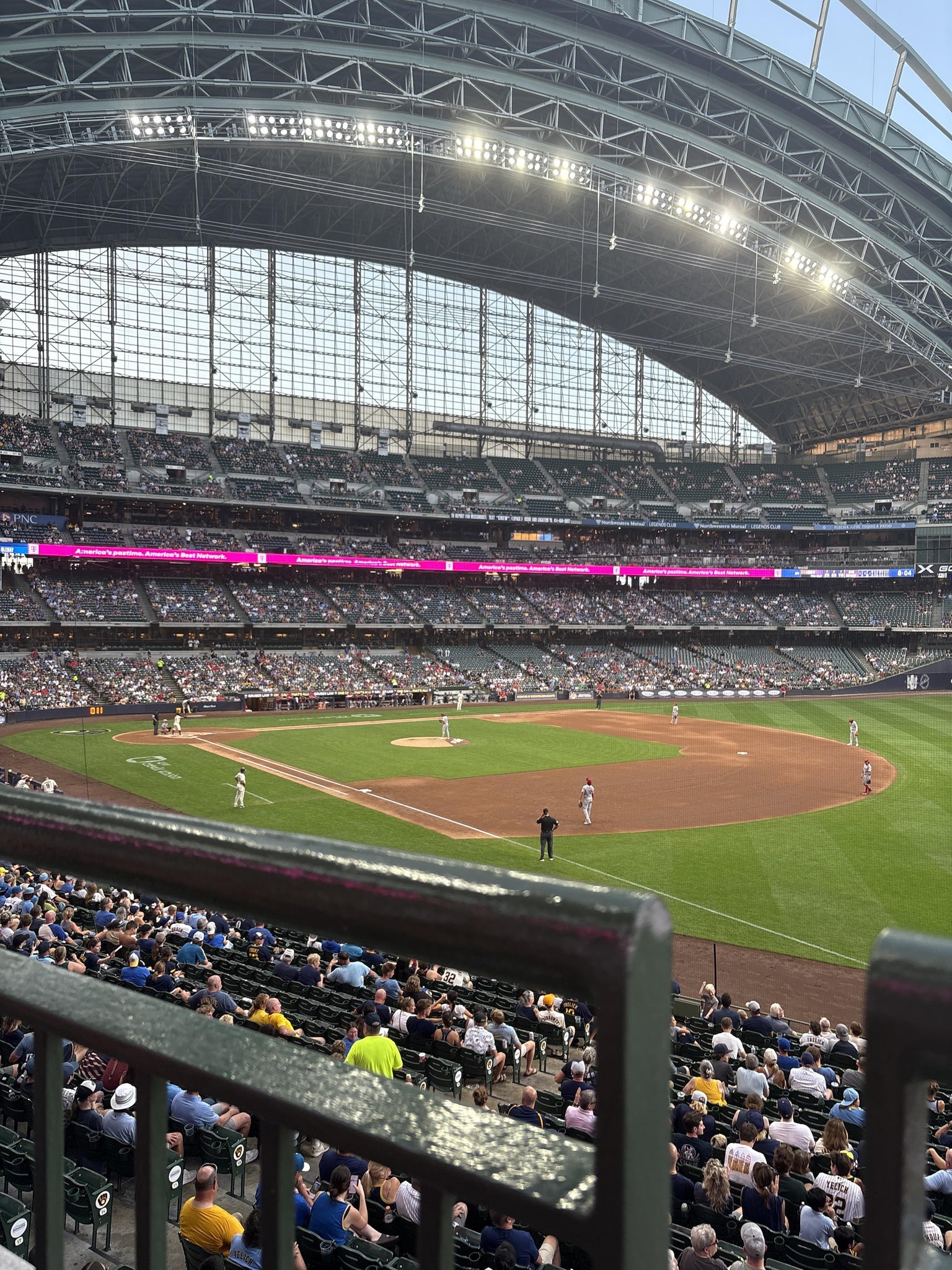 Real Fan View taken from Section 209 at American Family Field by Josiah R