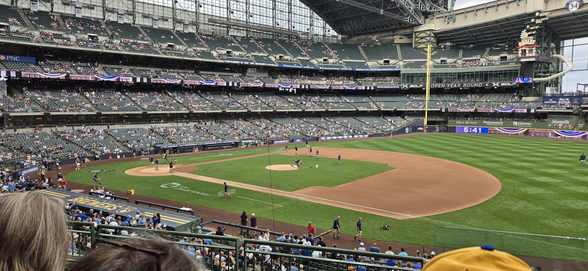 Real Fan View taken from Section 211 at American Family Field by Scot Z