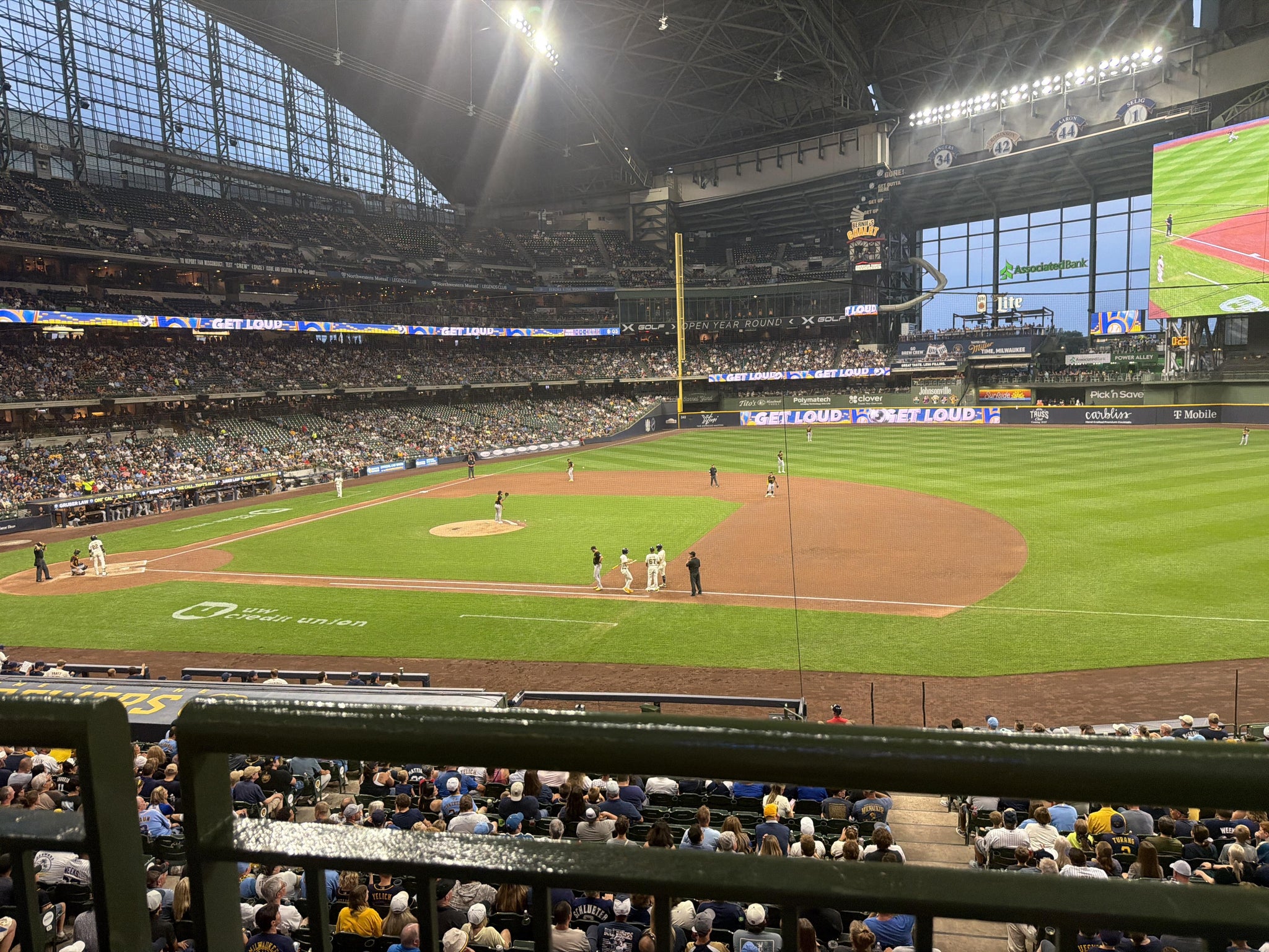 Real Fan View taken from Section 212 at American Family Field by Jordan W