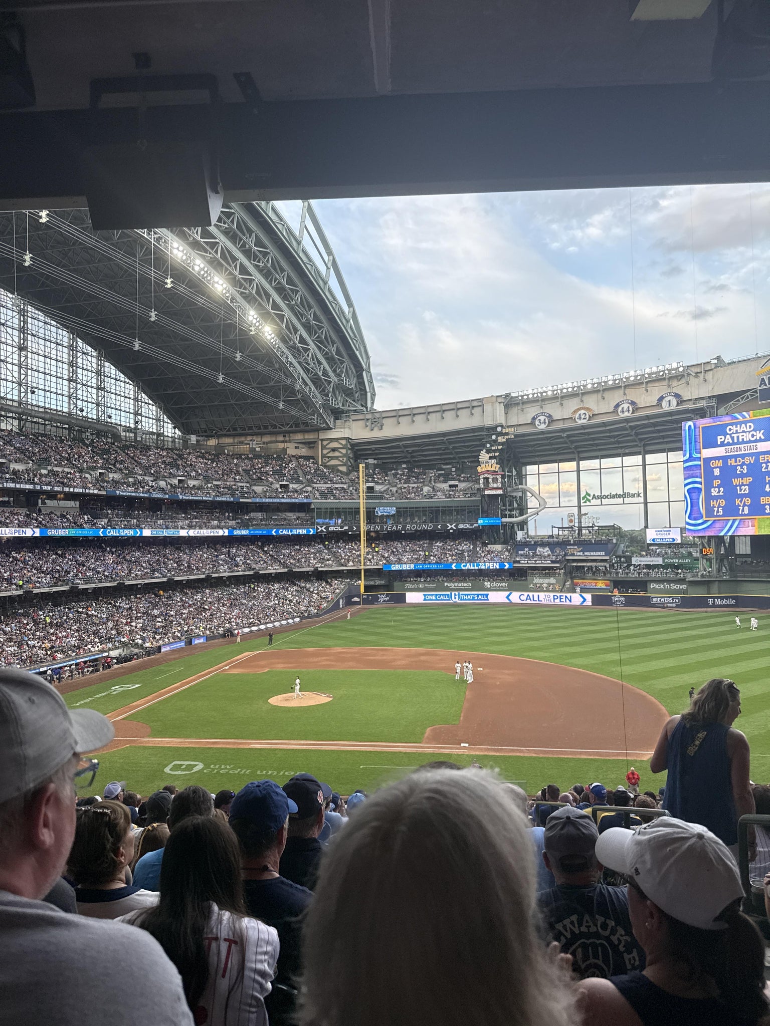 Real Fan View taken from Section 213 at American Family Field by Addy S