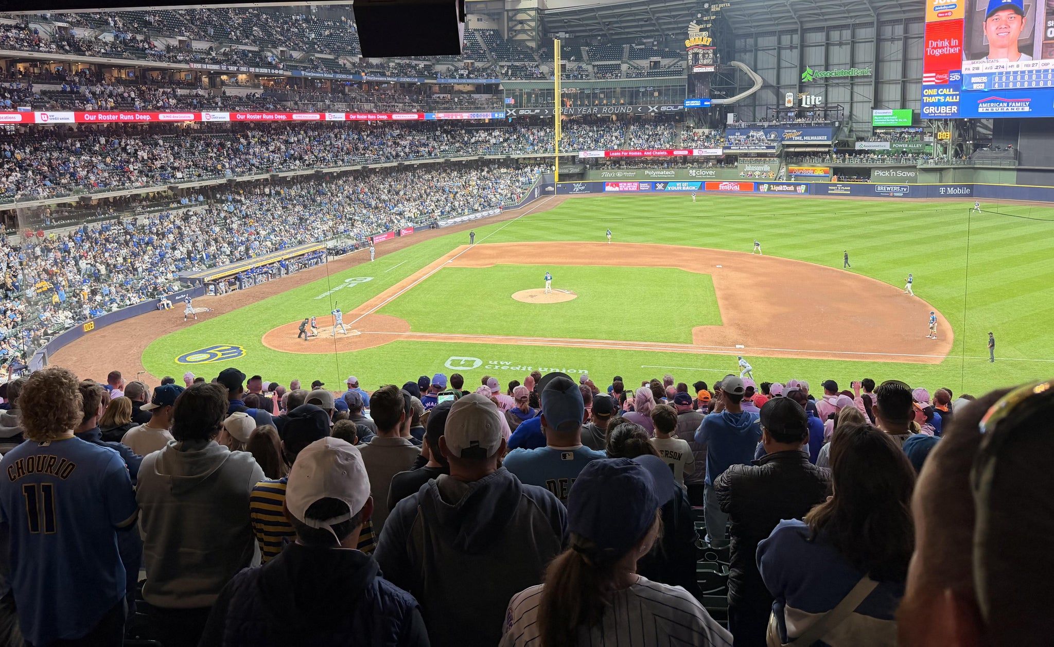 Real Fan View taken from Section 213 at American Family Field by Addison R