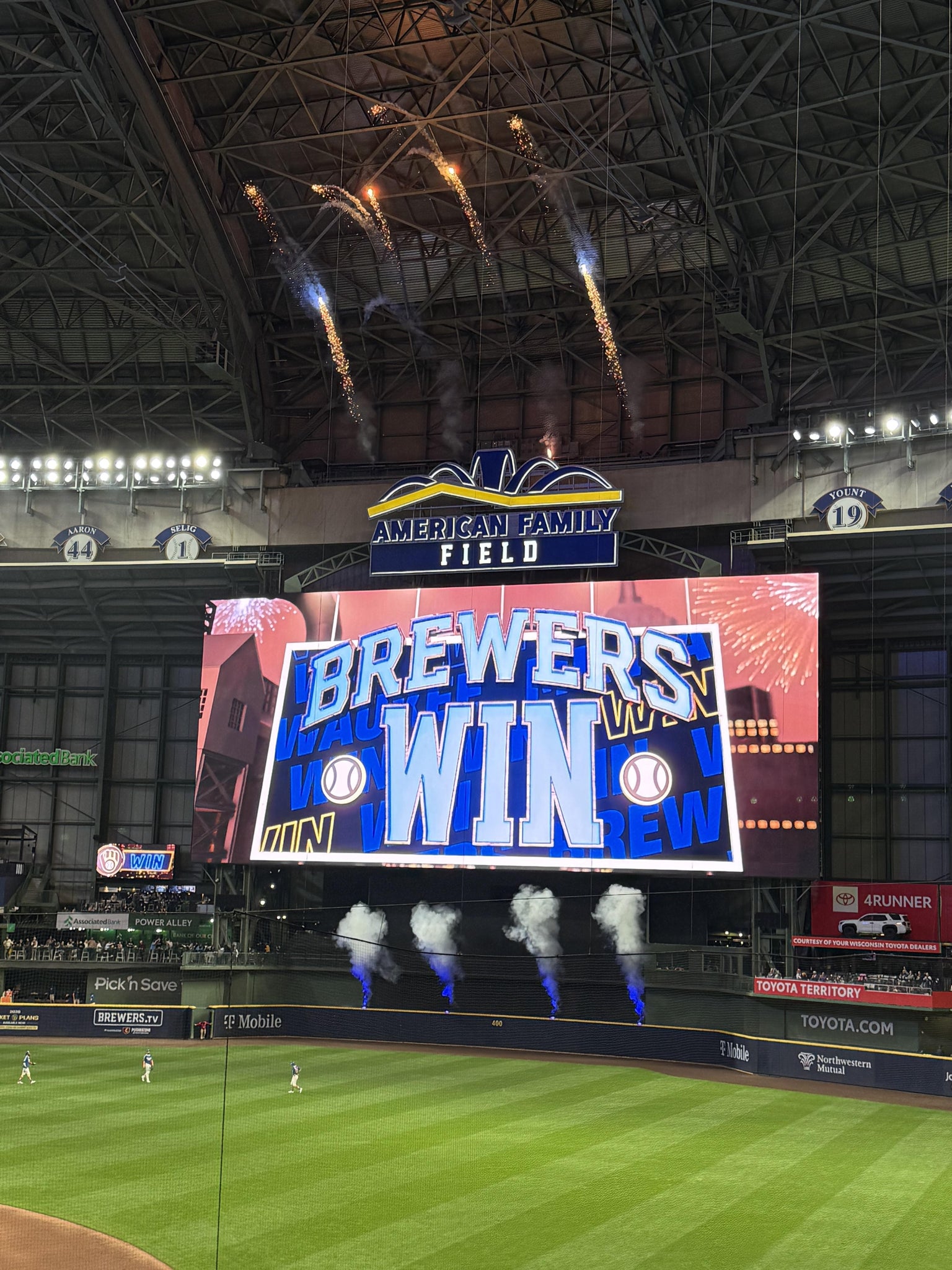 Real Fan View taken from Section 213 at American Family Field by Mathew B