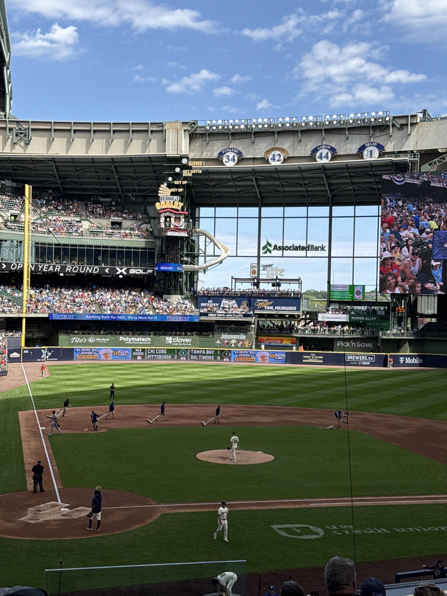 Real Fan View taken from Section 216 at American Family Field by Randy H