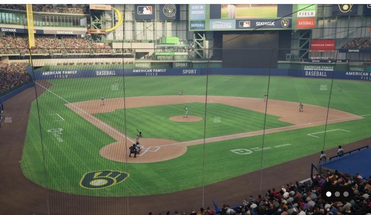 Real Fan View taken from Section 217 at American Family Field by Amy W