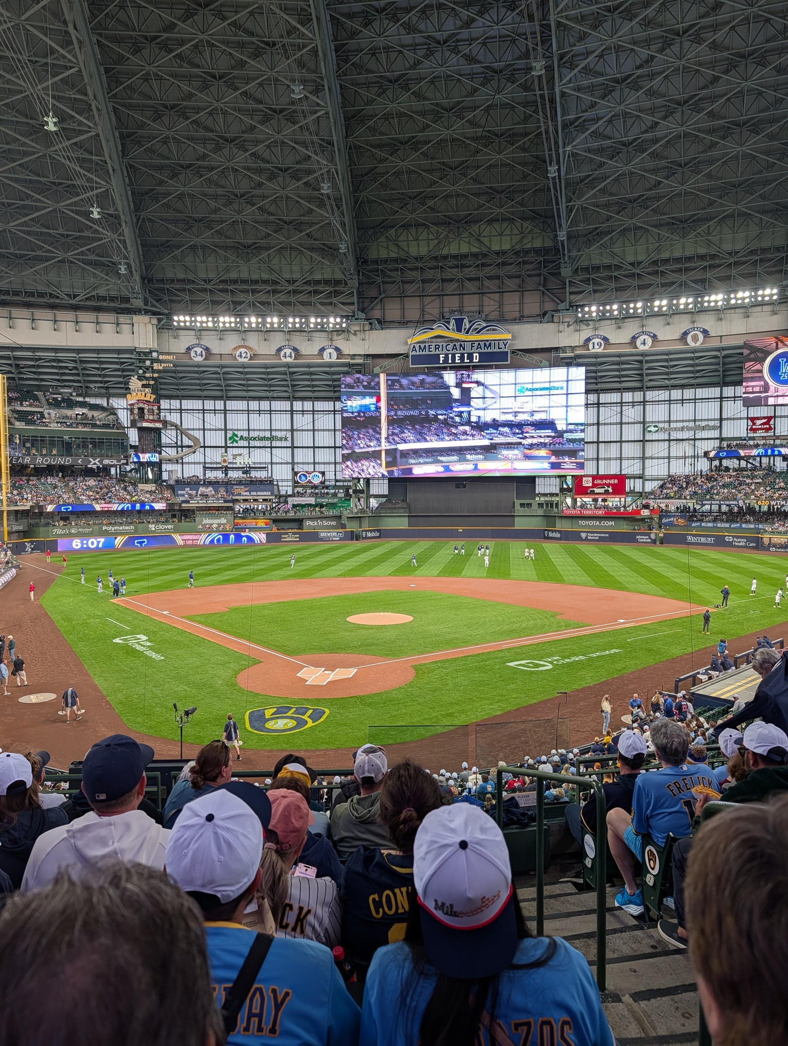 Real Fan View taken from Section 218 at American Family Field by Jose alfredo G