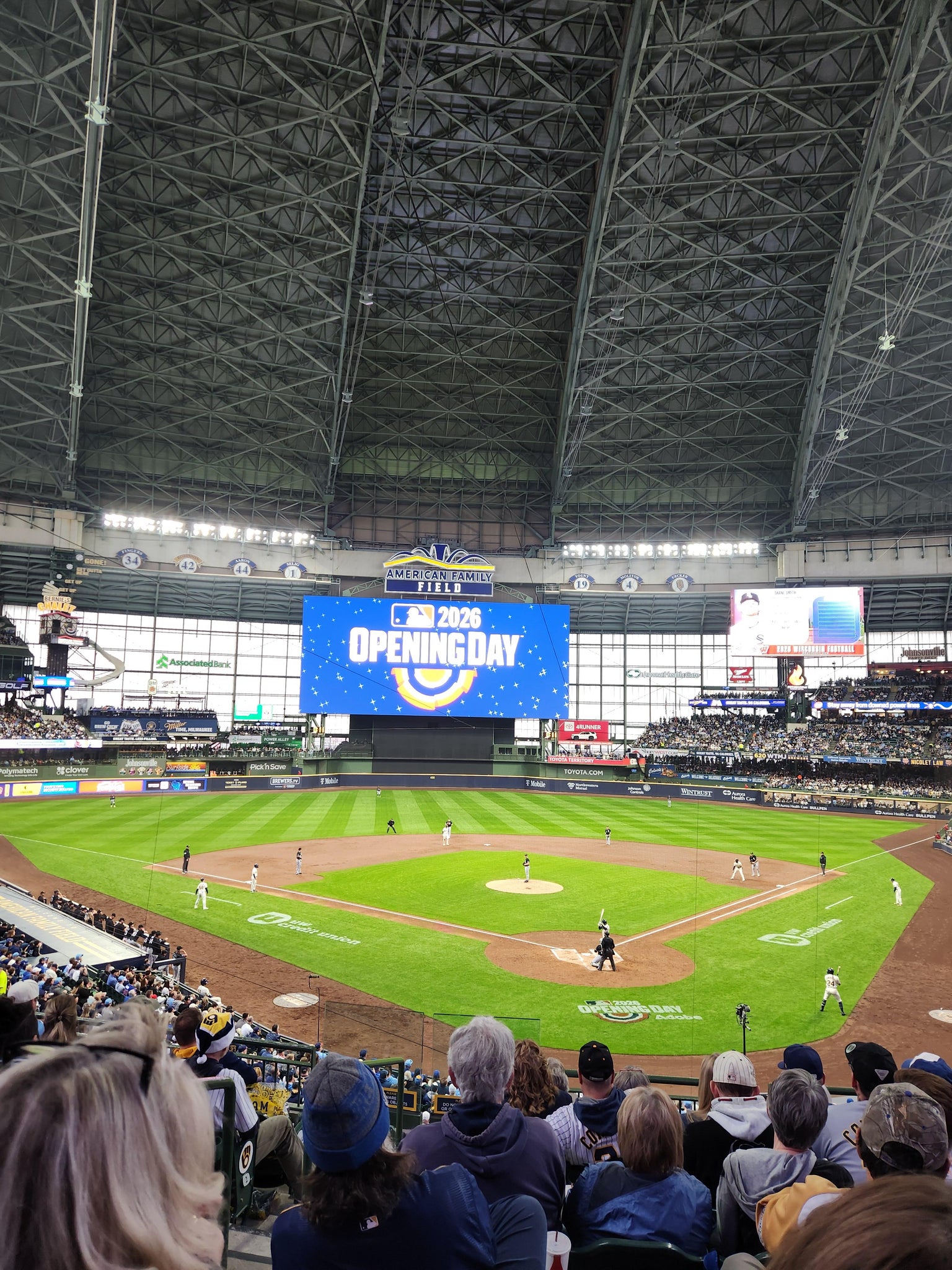 Real Fan View taken from Section 219 at American Family Field by David L