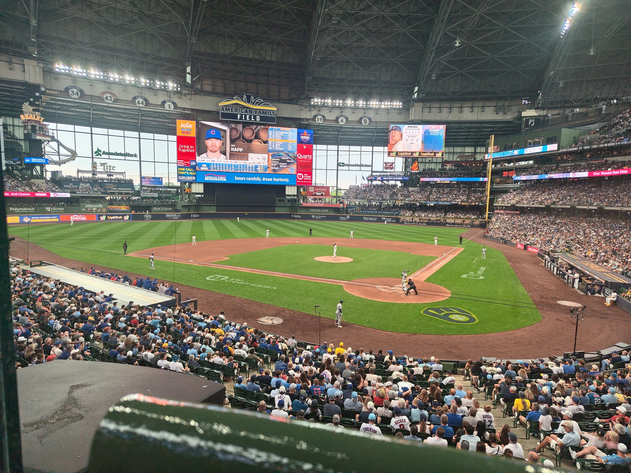 Real Fan View taken from Section 220 at American Family Field by Anonymous User