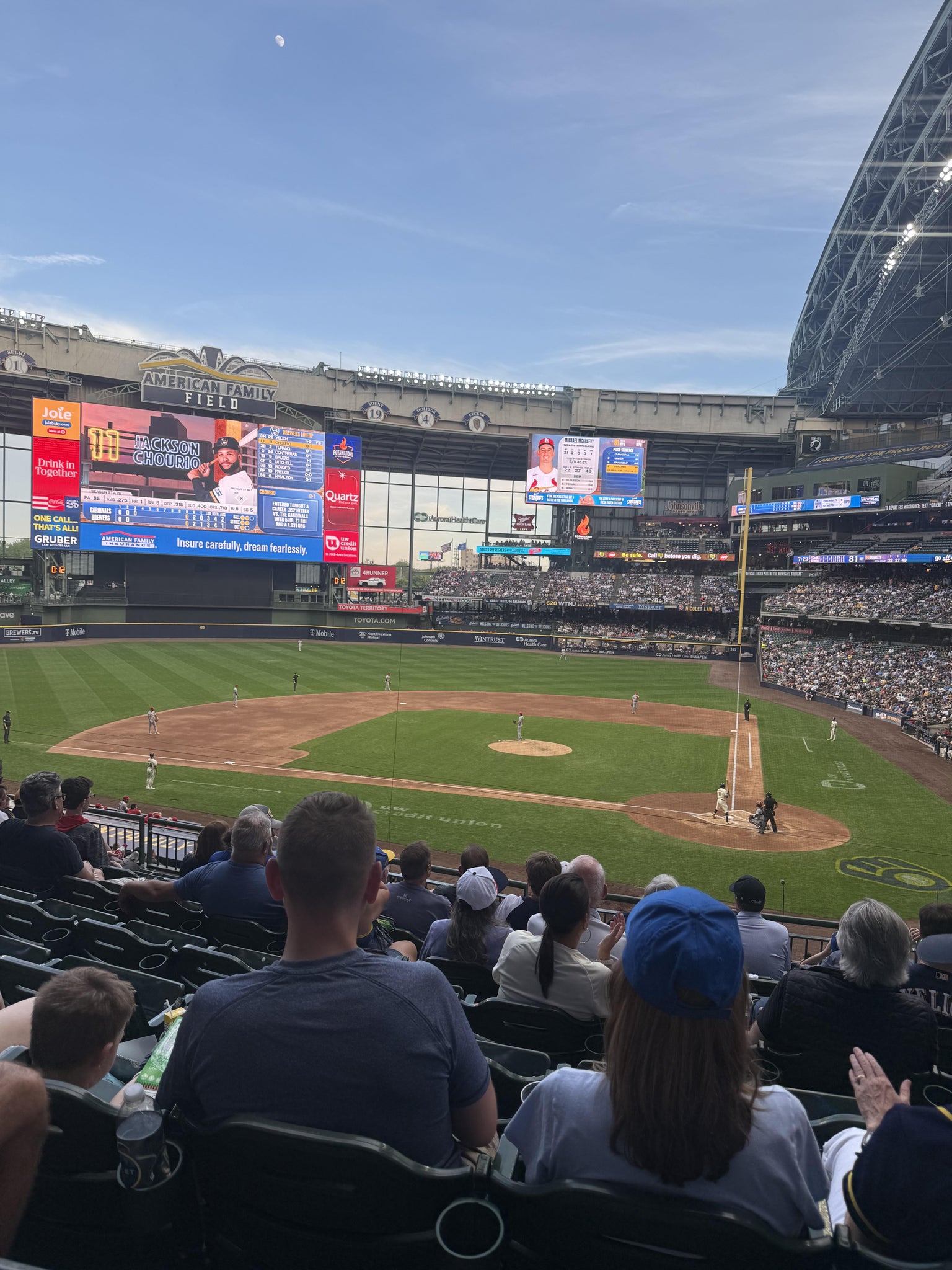 Real Fan View taken from Section 222 at American Family Field by Eddy H