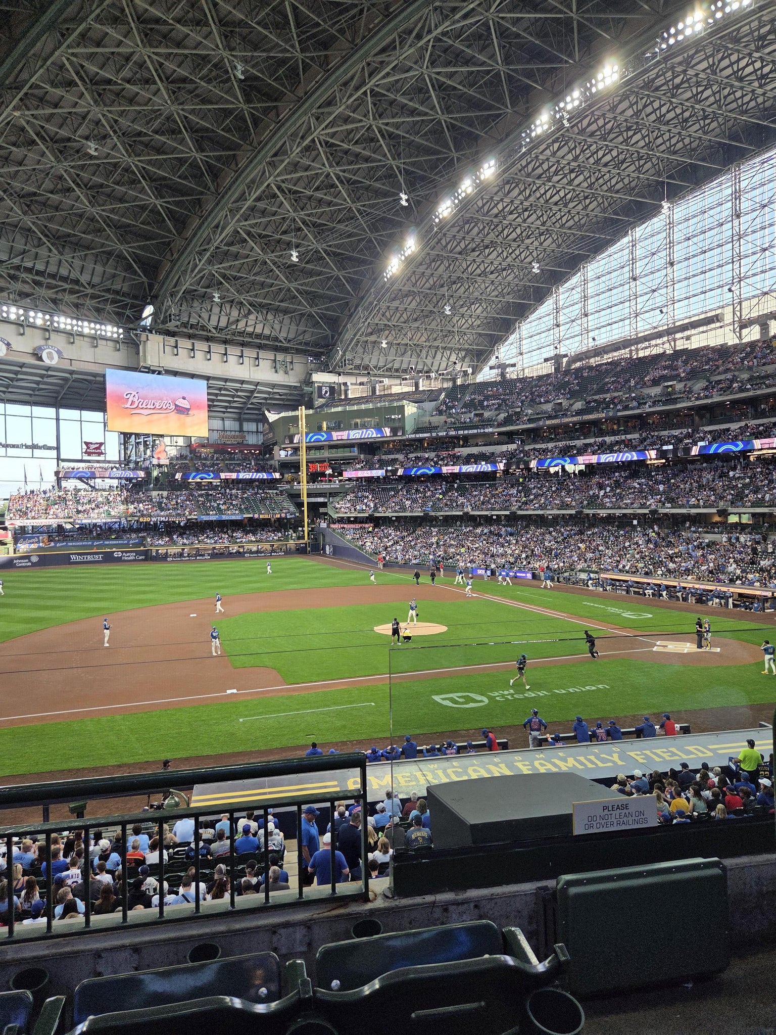 Real Fan View taken from Section 225 at American Family Field by Robert J