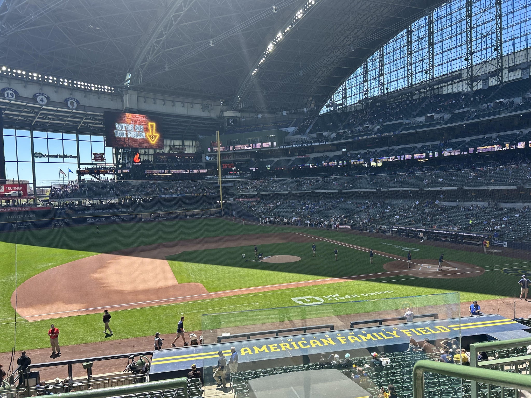 Real Fan View taken from Section 225 at American Family Field by Jim S