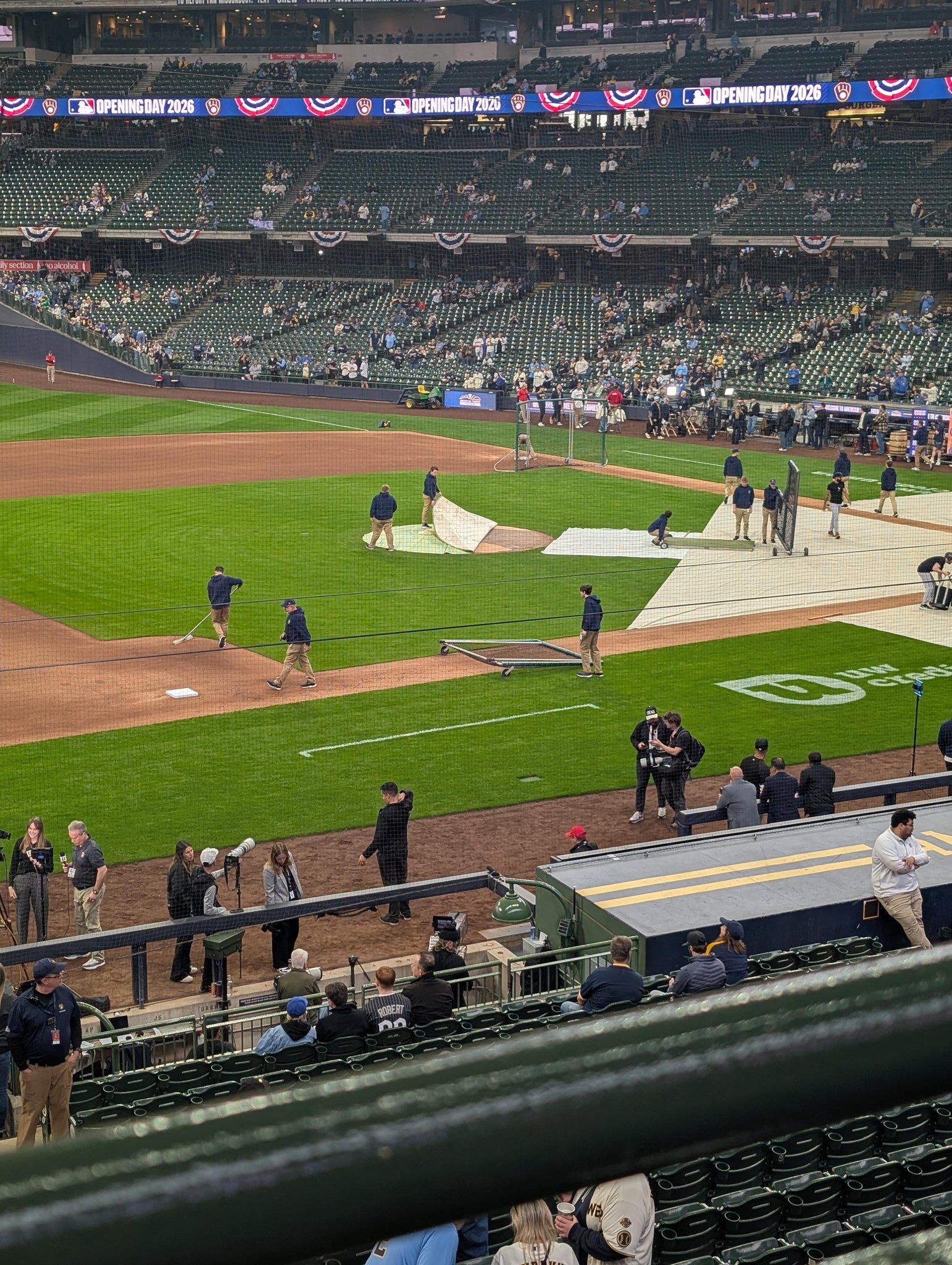 Real Fan View taken from Section 226 at American Family Field by Travis W