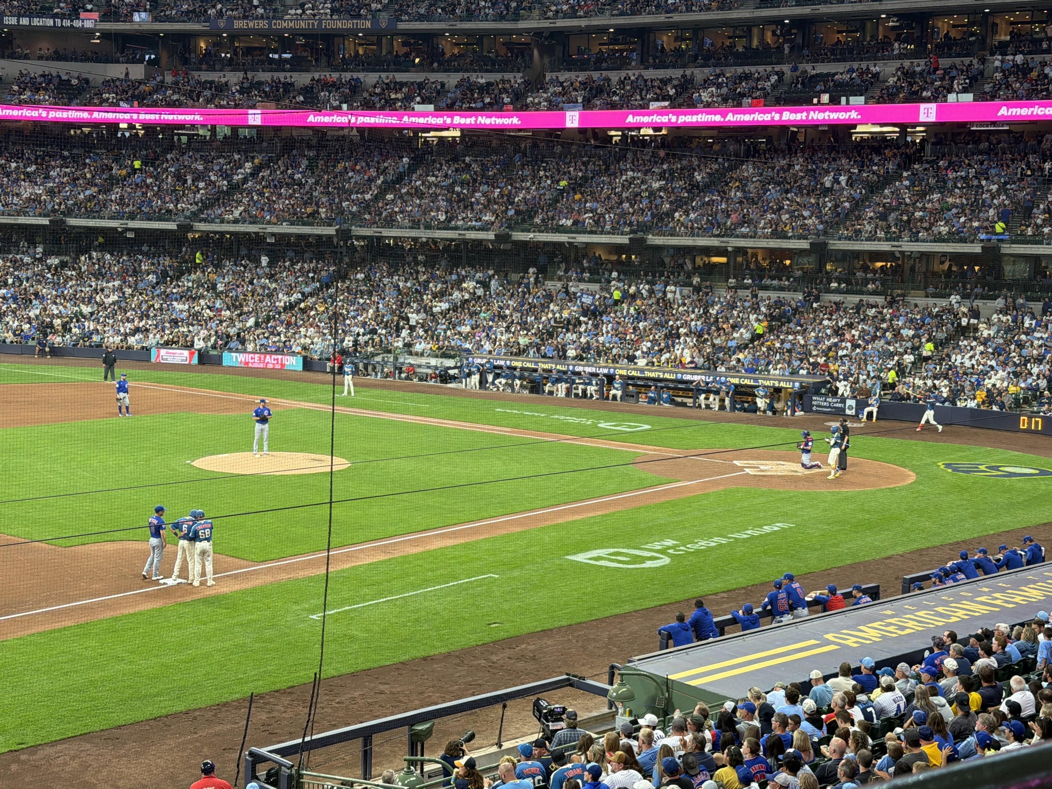 Real Fan View taken from Section 227 at American Family Field by Dave C