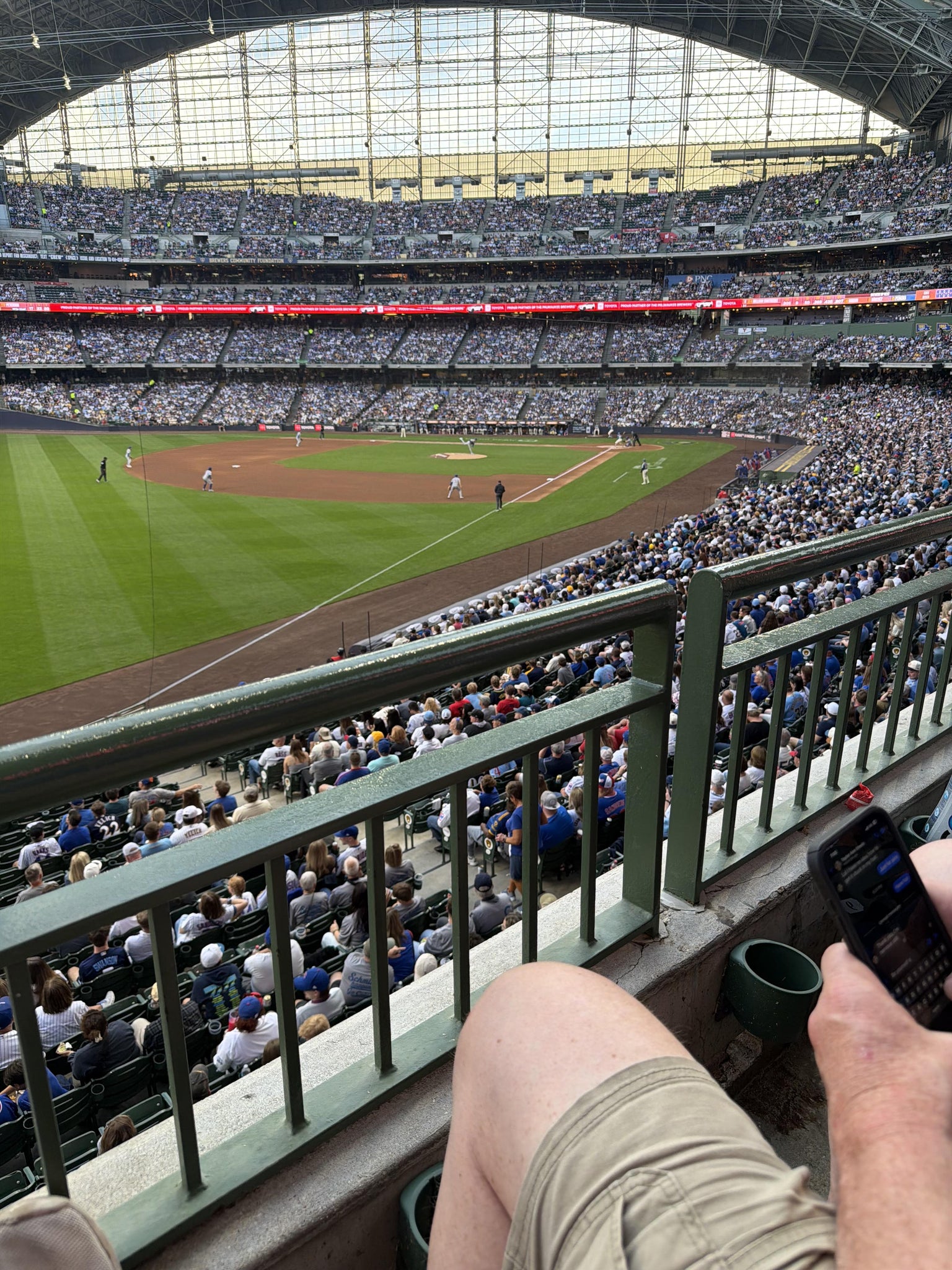 Real Fan View taken from Section 231 at American Family Field by Shannon B