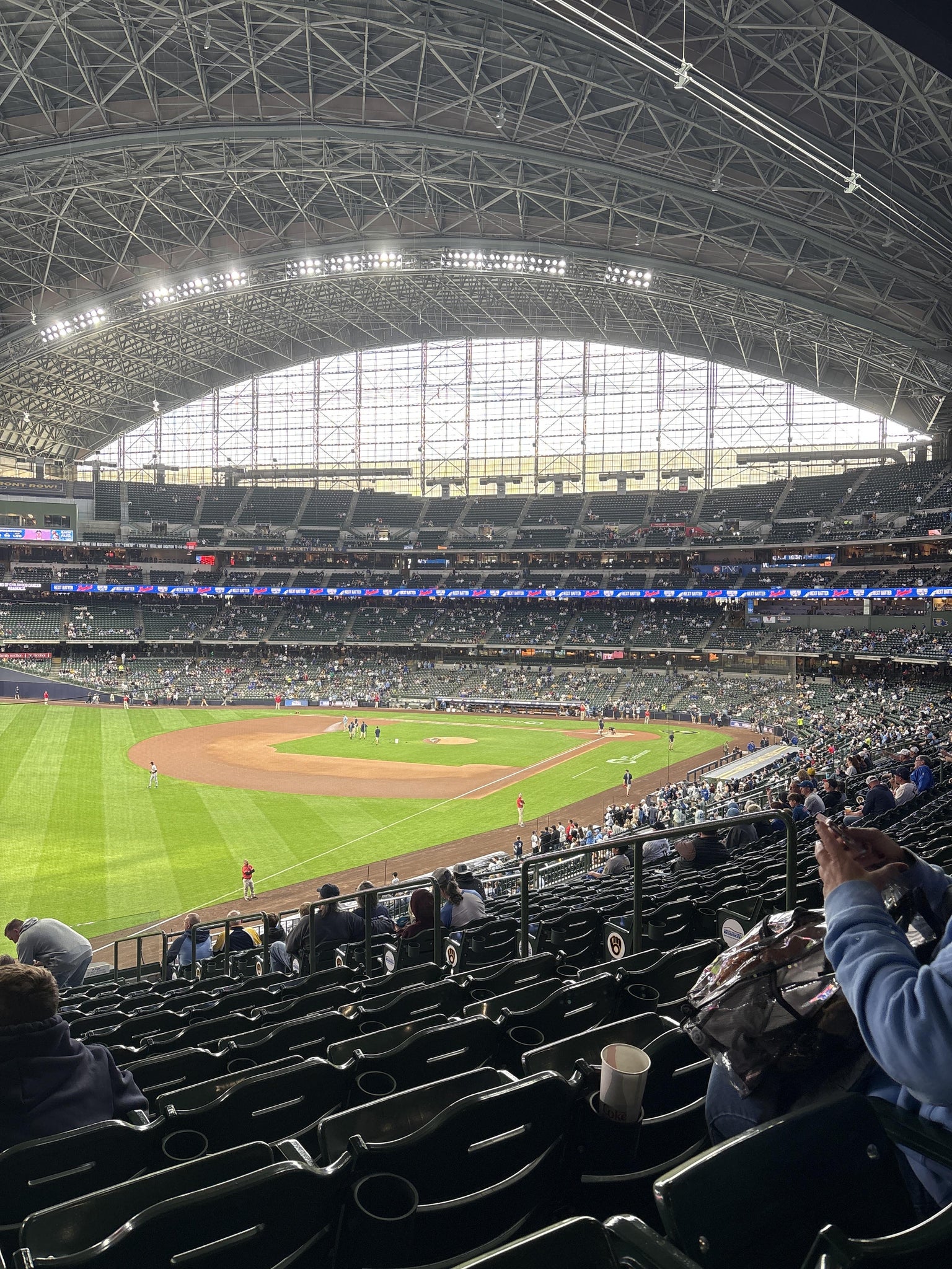 Real Fan View taken from Section 231 at American Family Field by Teagan V