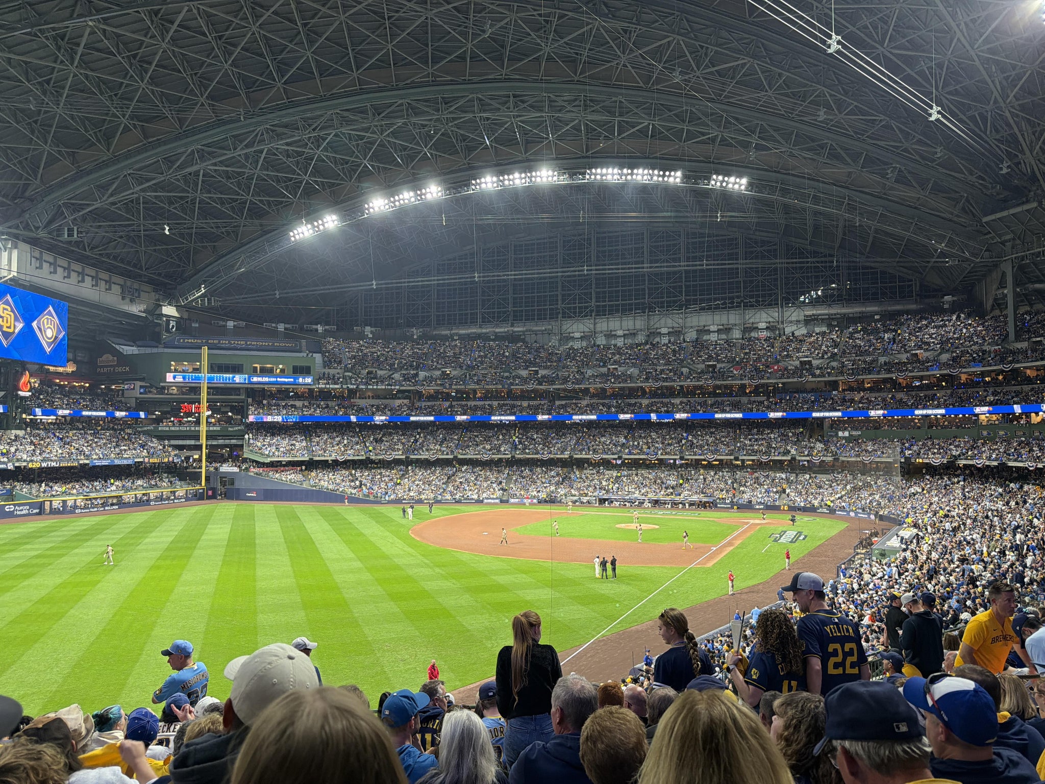 Real Fan View taken from Section 232 at American Family Field by Richard D