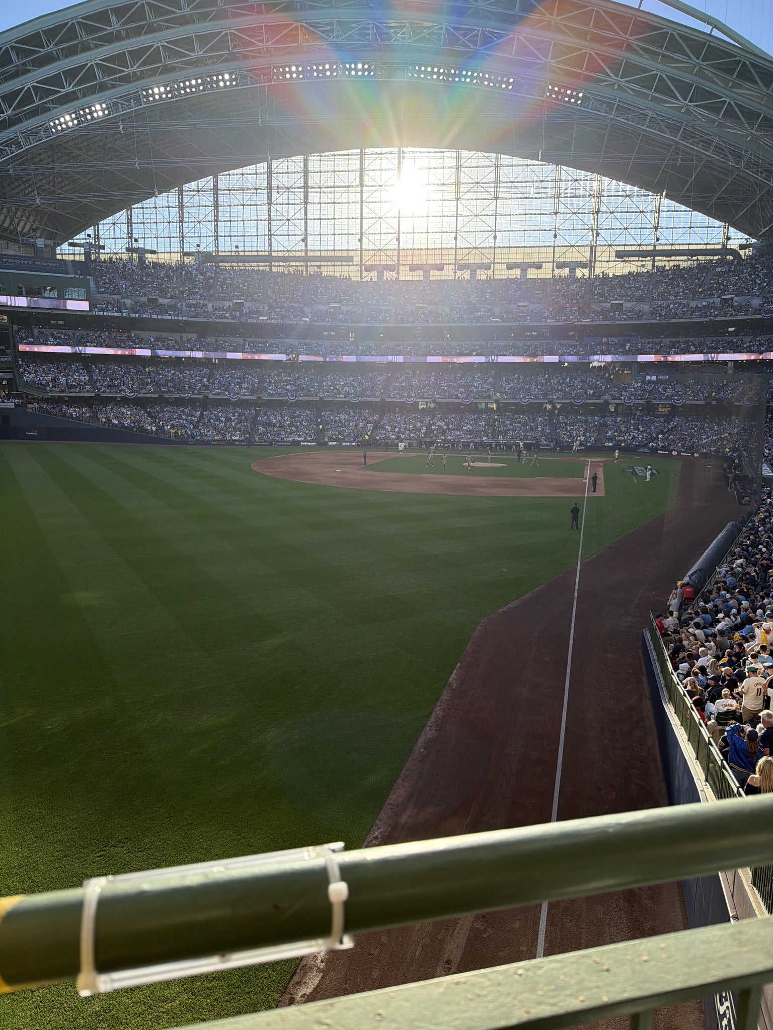 Real Fan View taken from Section 233 at American Family Field by Sam Z