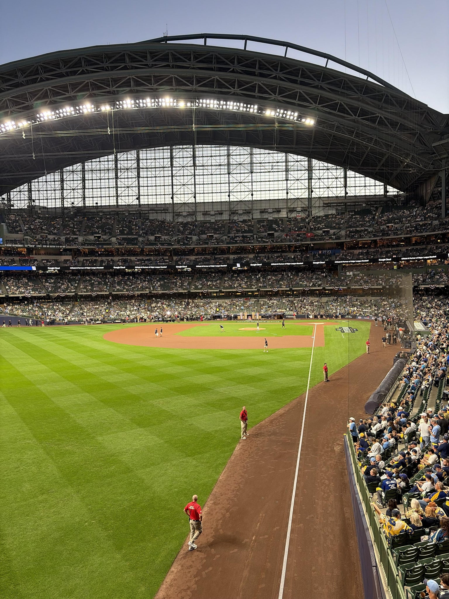 Real Fan View taken from Section 233 at American Family Field by Jp S