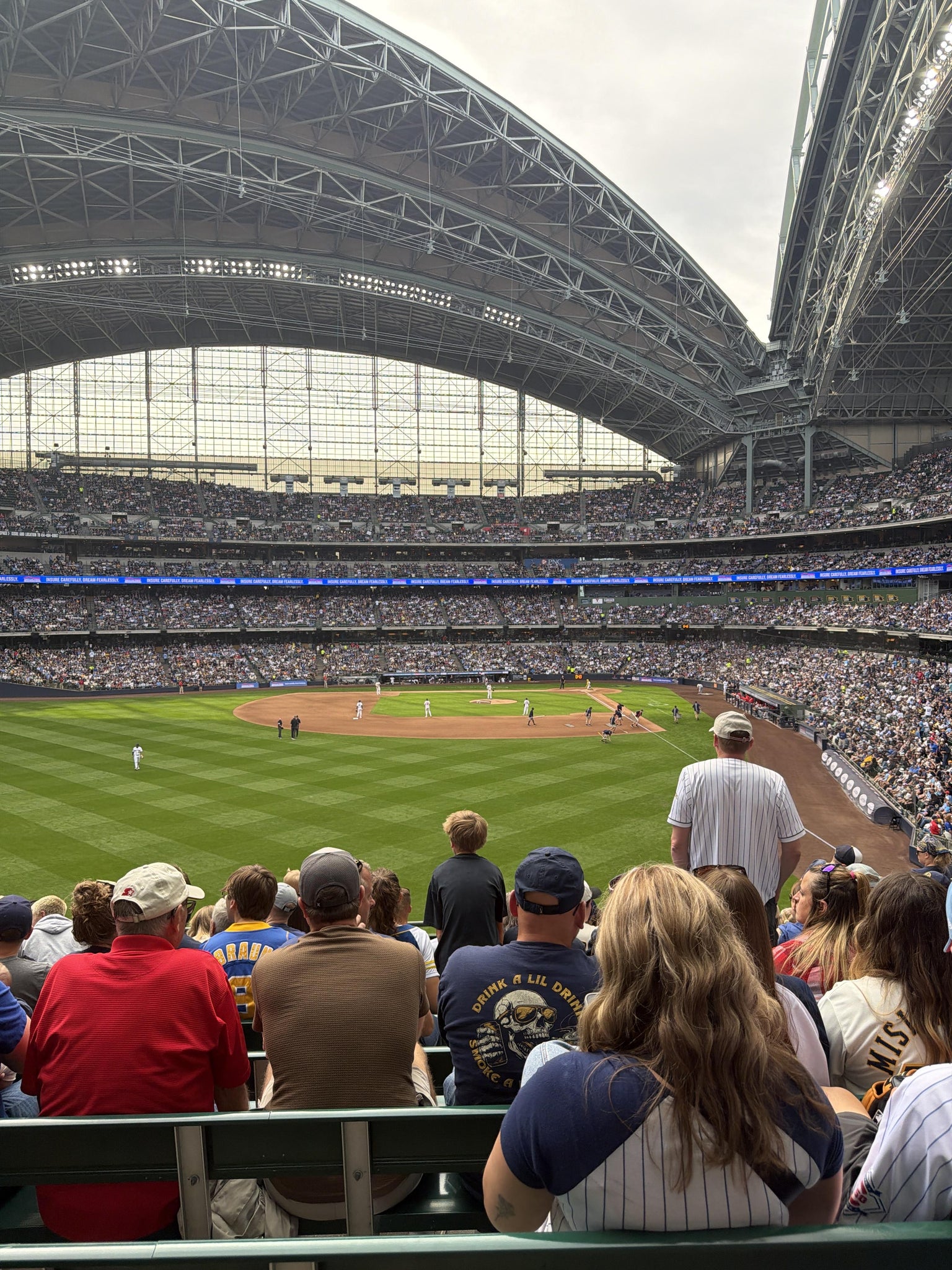 Real Fan View taken from Section 235 at American Family Field by Parker H