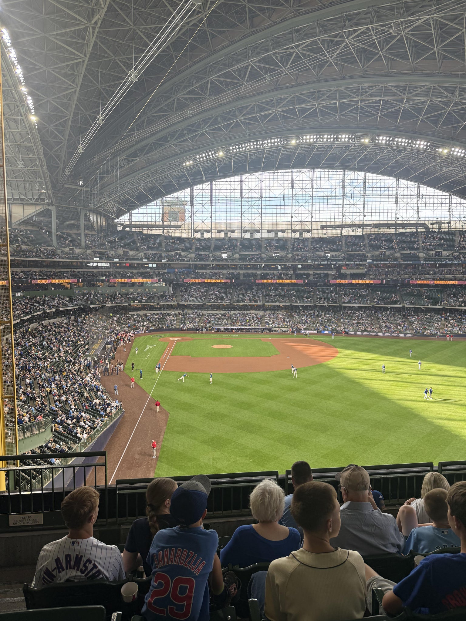 Real Fan View taken from Section 304 at American Family Field by Fabian A