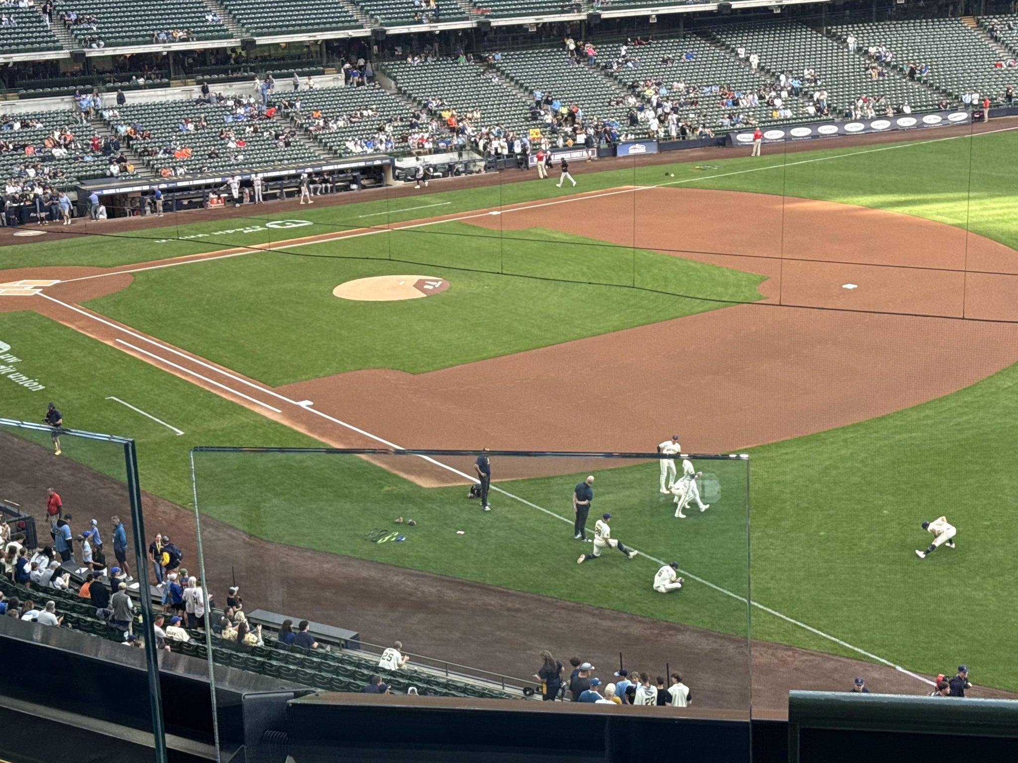 Real Fan View taken from Section 310 at American Family Field by Jeremy B