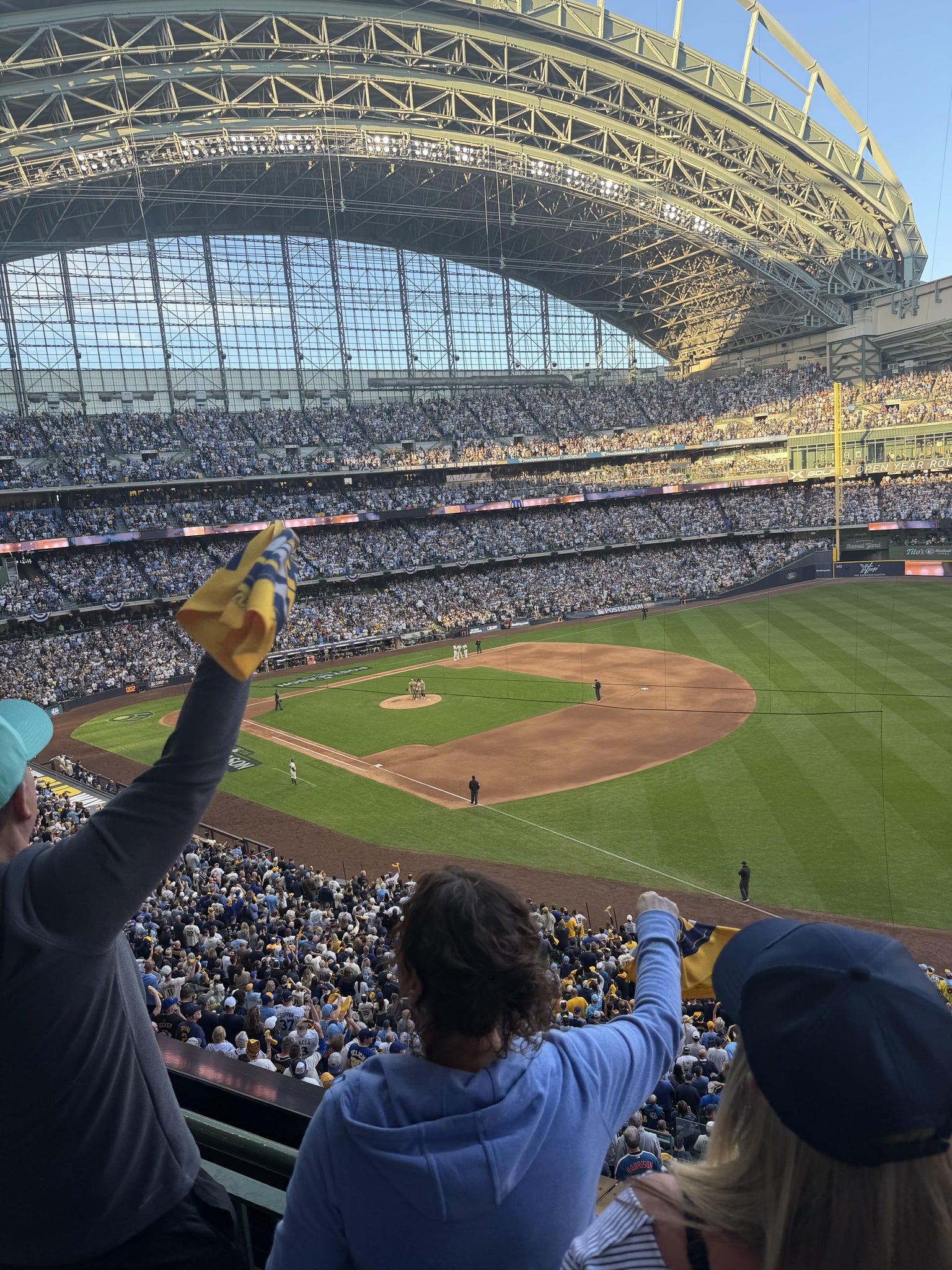 Real Fan View taken from Section 311 at American Family Field by John L