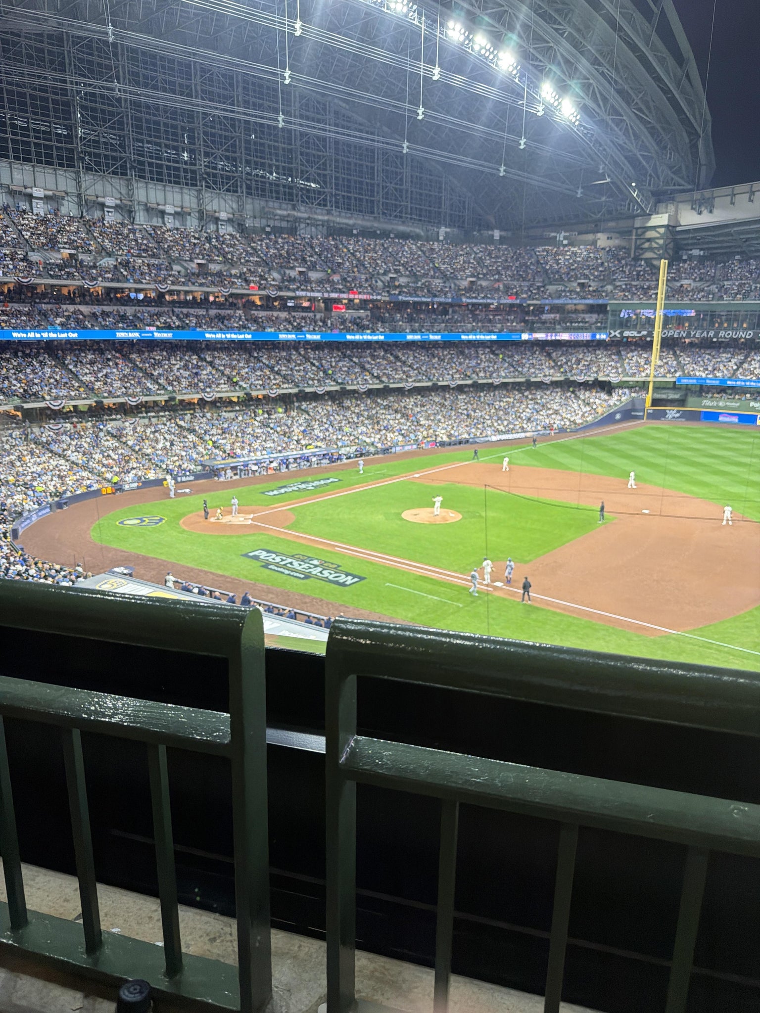 Real Fan View taken from Section 316 at American Family Field by Jeffrey D