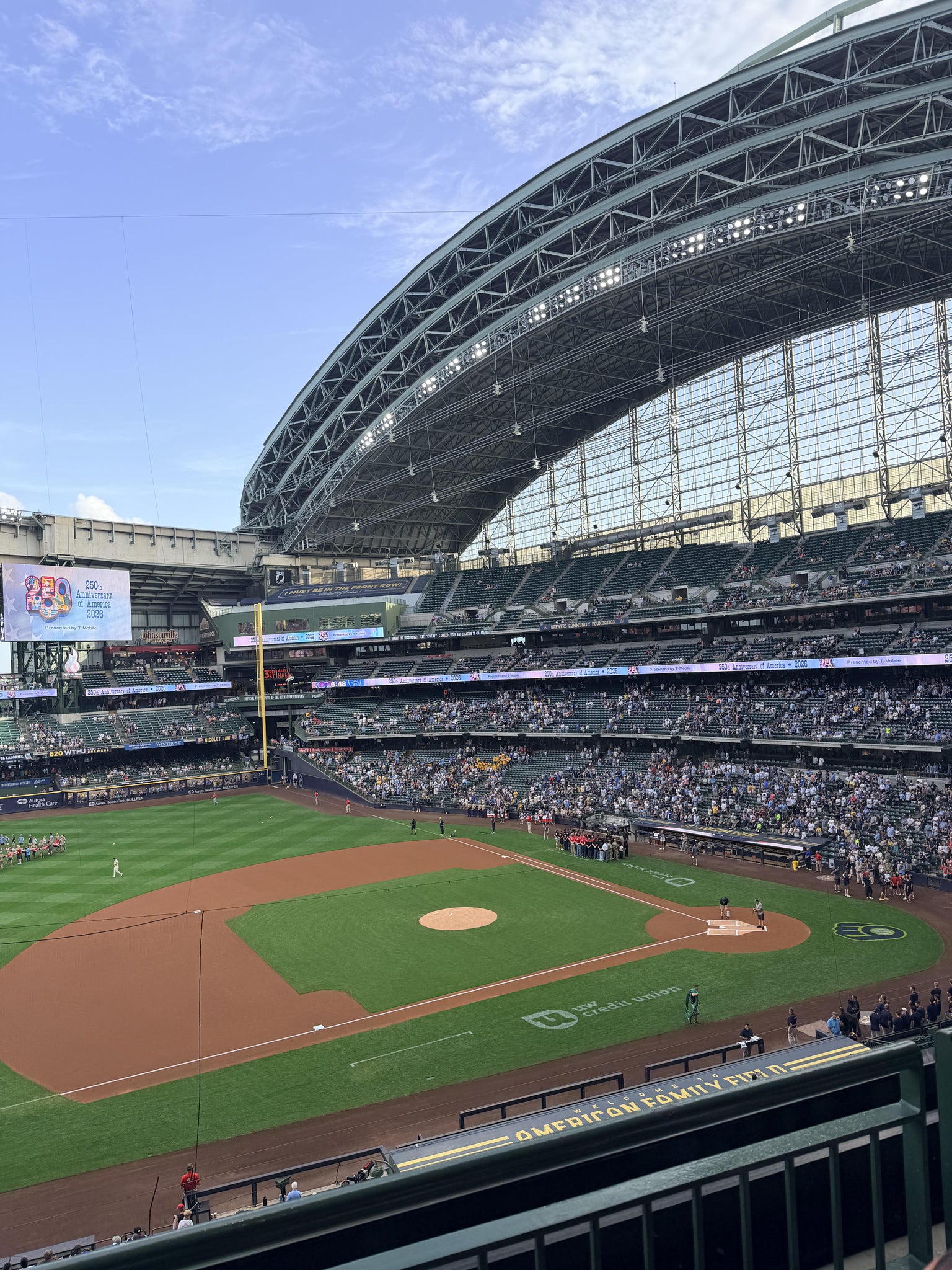 Real Fan View taken from Section 341 at American Family Field by Anonymous User