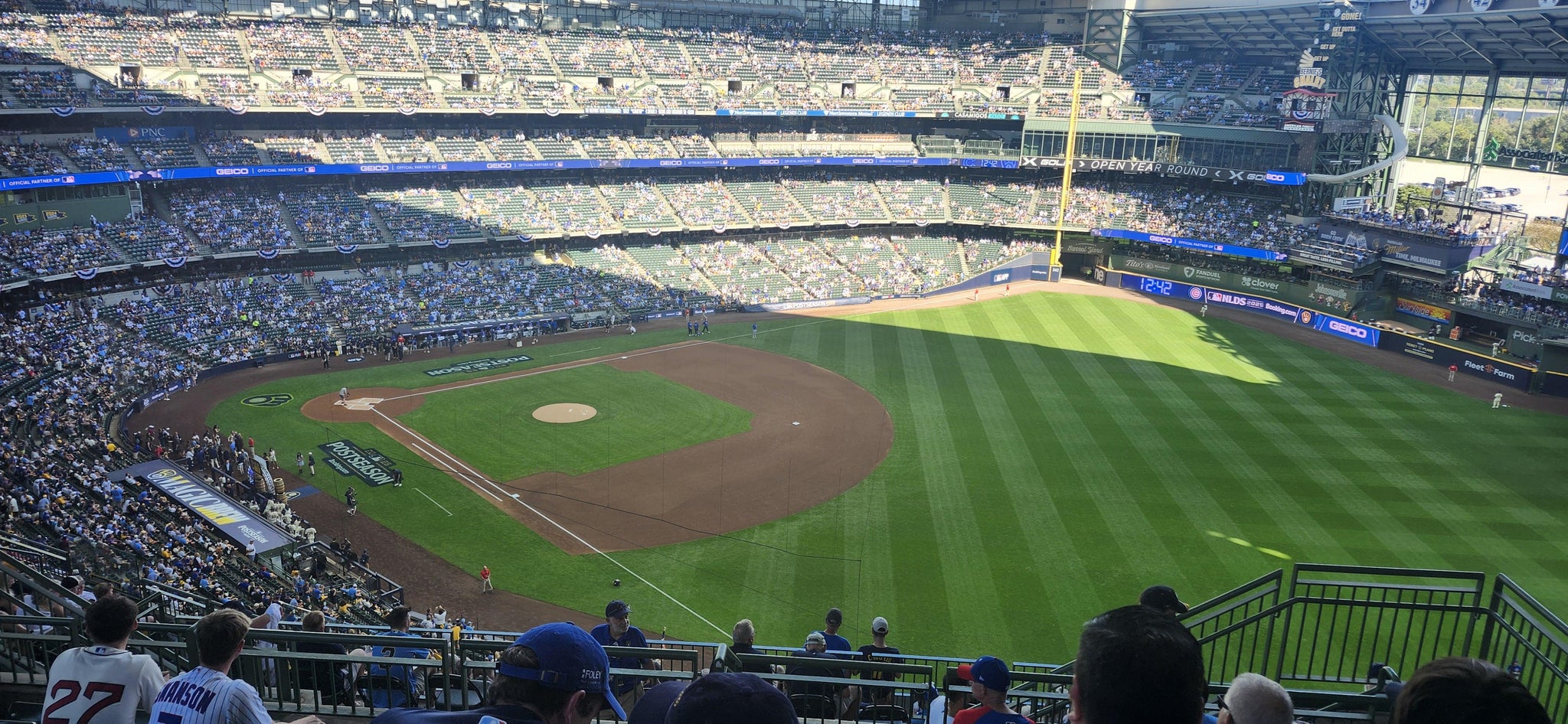 Real Fan View taken from Section 408 at American Family Field by Felicia delgado M
