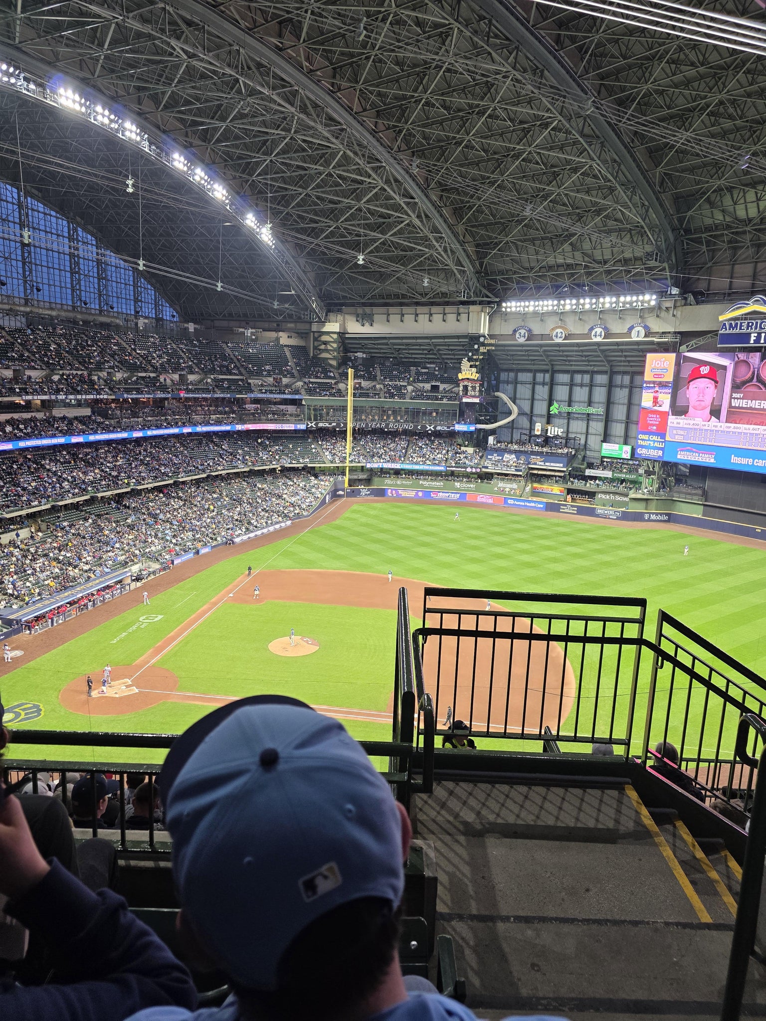 Real Fan View taken from Section 415 at American Family Field by Jenna M