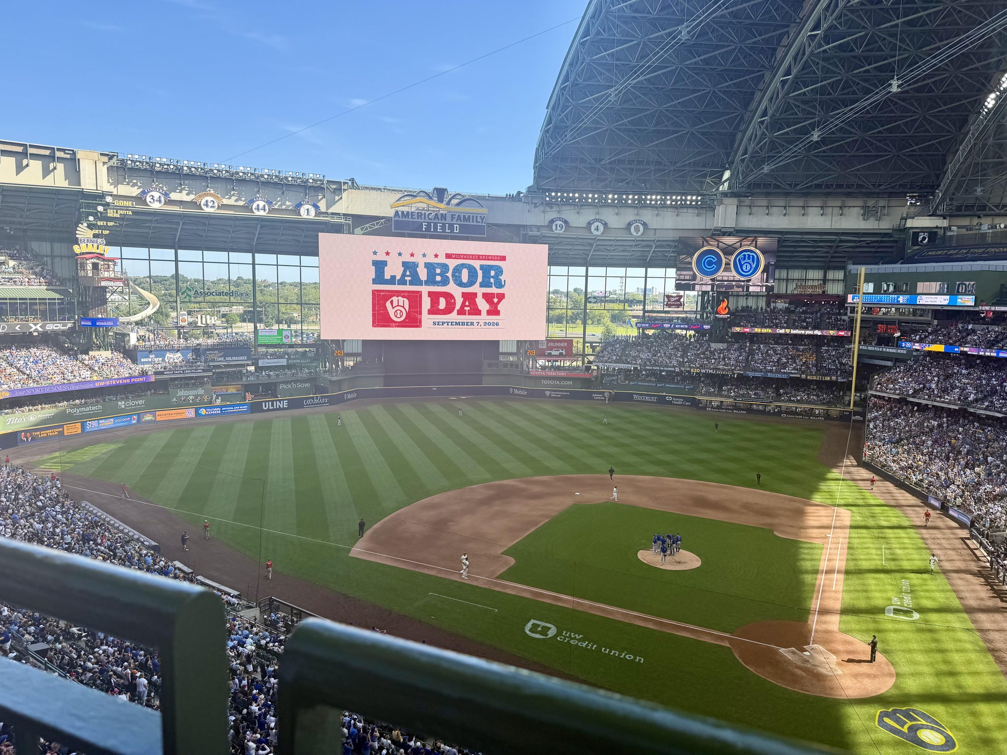 Real Fan View taken from Section 426 at American Family Field by Ramiro M