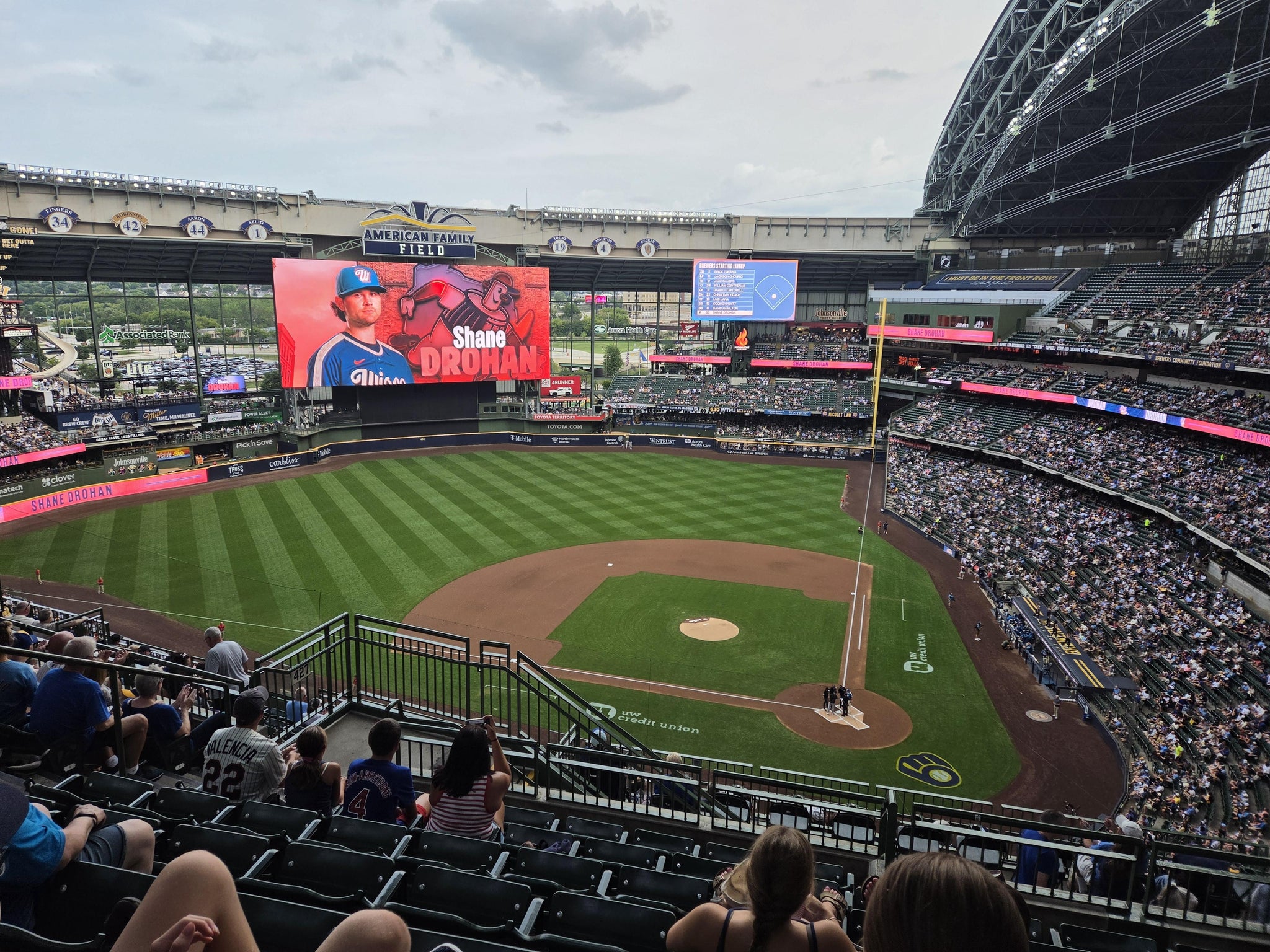 Real Fan View taken from Section 426 at American Family Field by Elijiah P