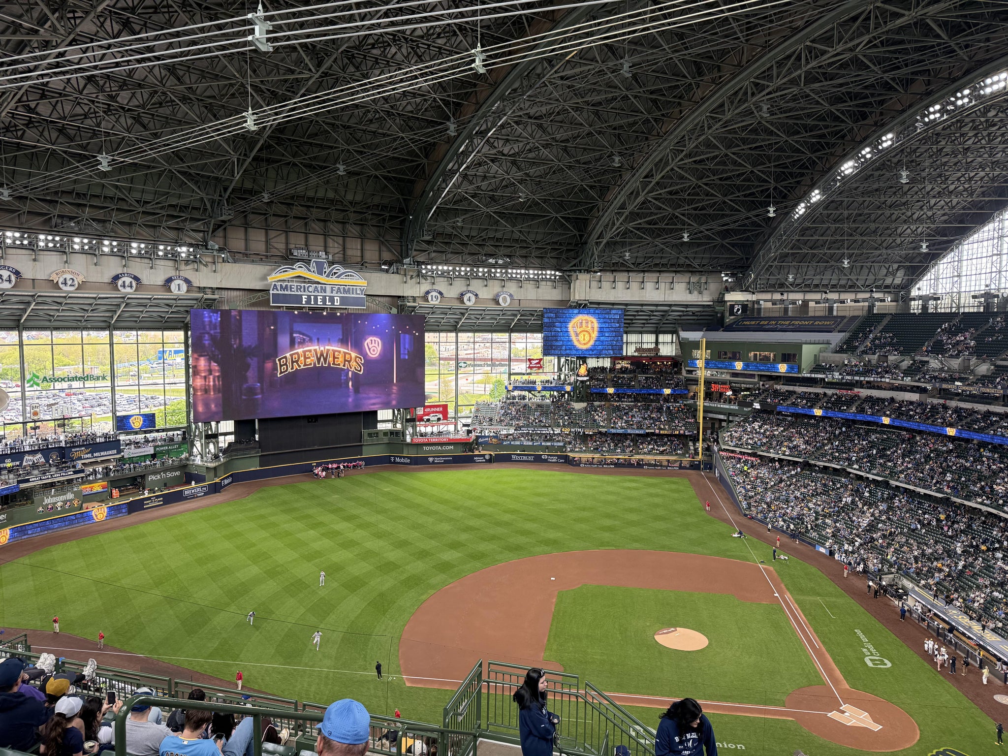 Real Fan View taken from Section 428 at American Family Field by Kelsey H