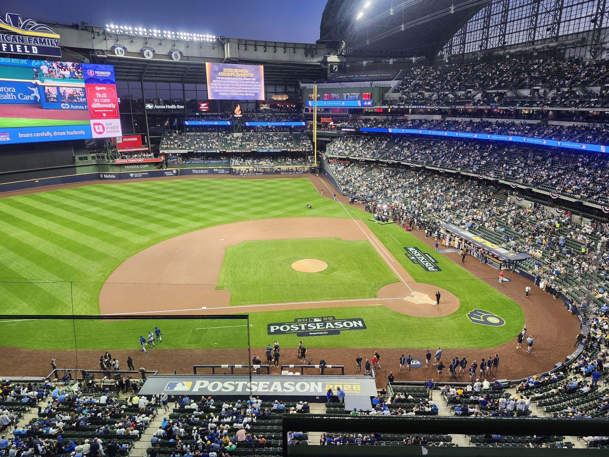 Real Fan View taken from Section 428 at American Family Field by Paul david S