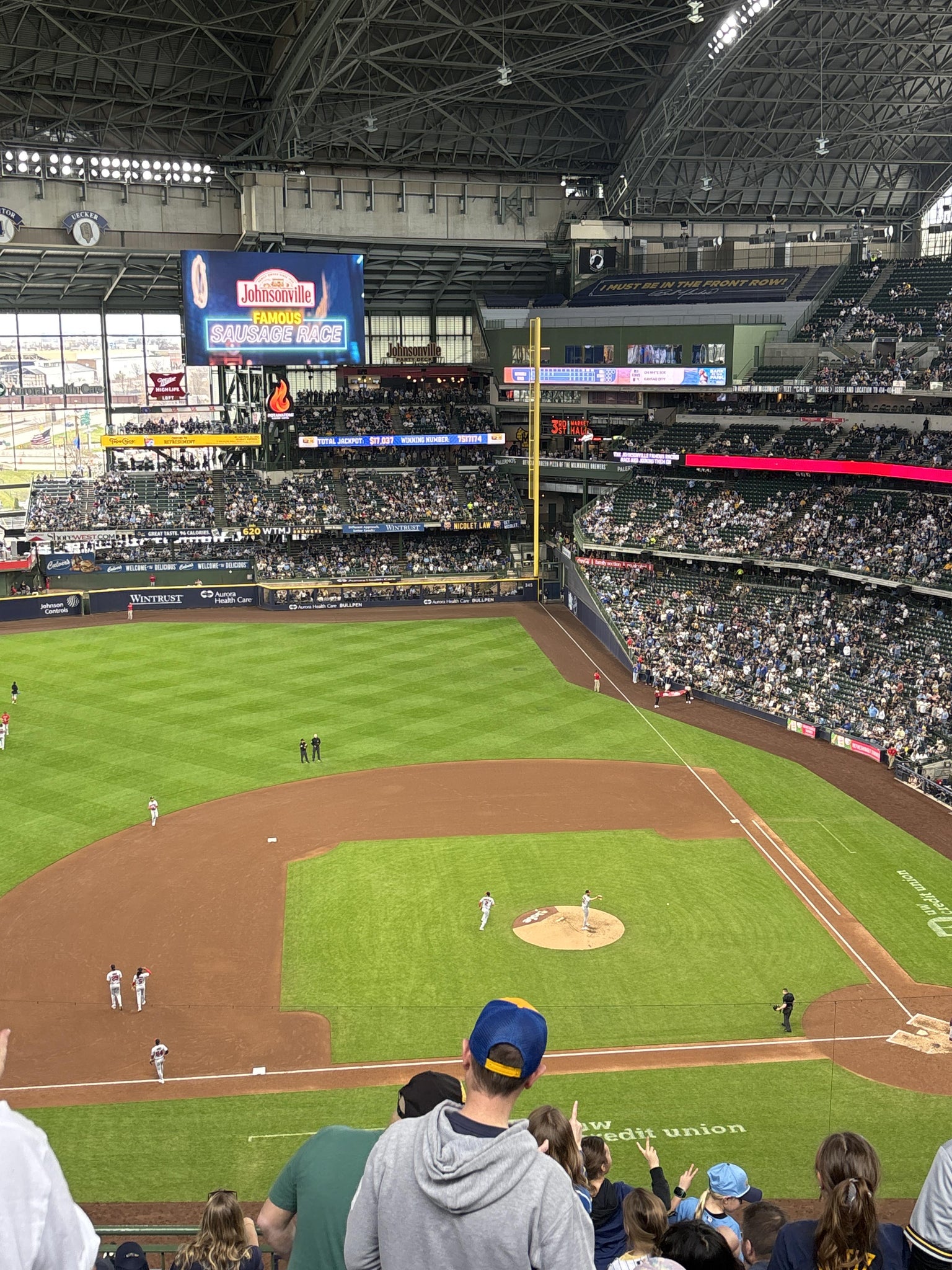 Real Fan View taken from Section 429 at American Family Field by Jack L