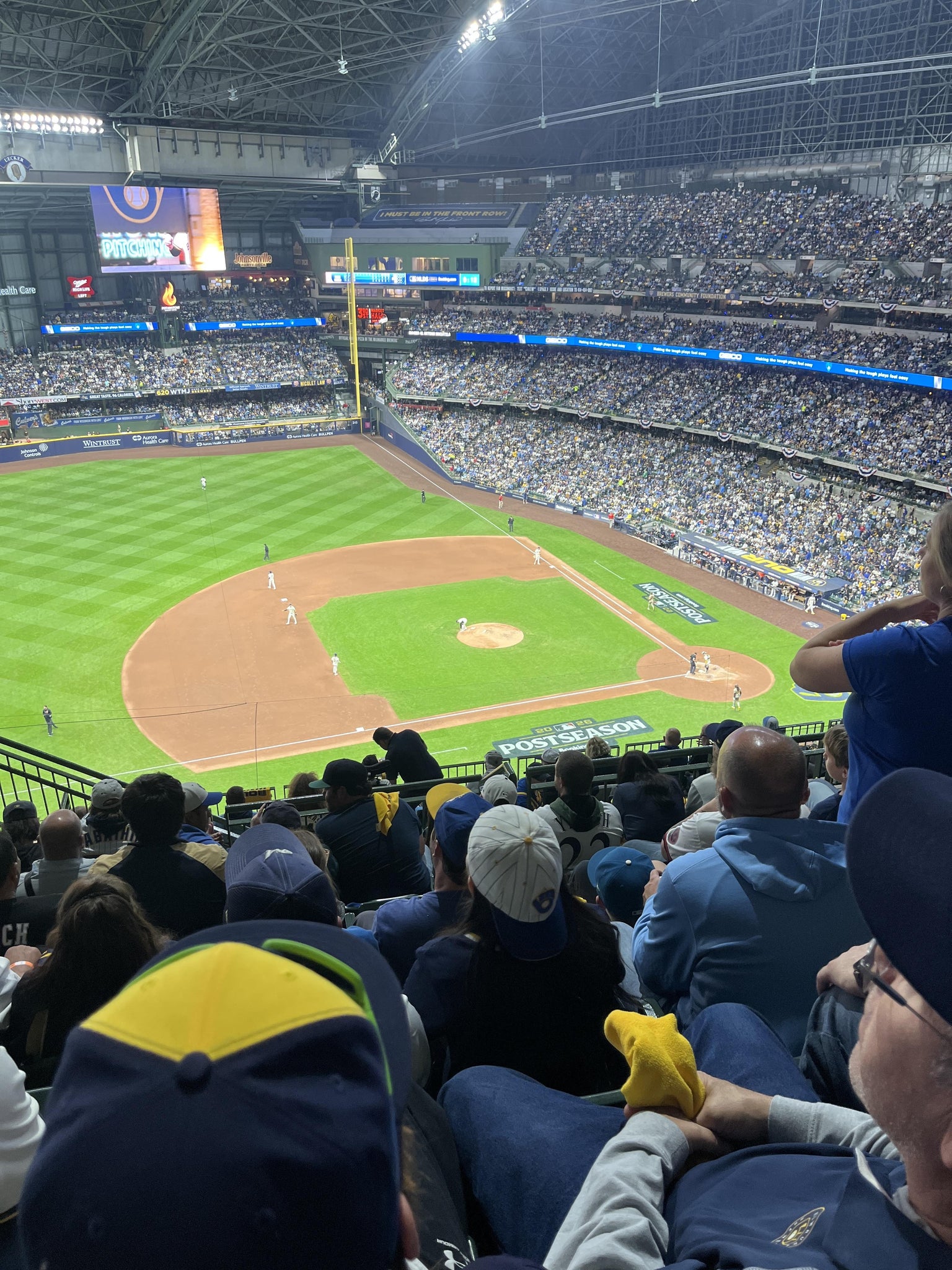 Real Fan View taken from Section 430 at American Family Field by Timothy S
