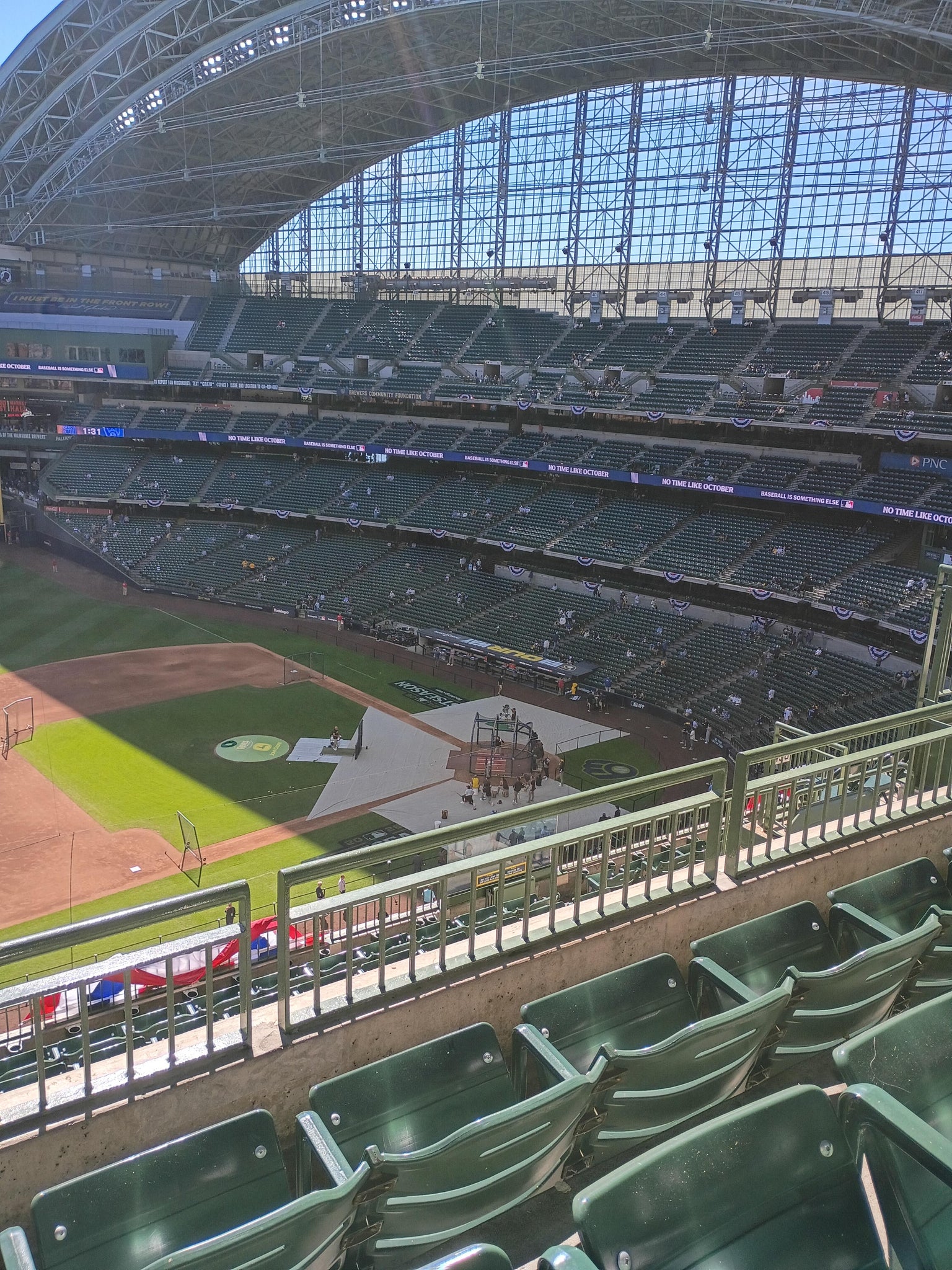 Real Fan View taken from Section 431 at American Family Field by Eugenia sue M