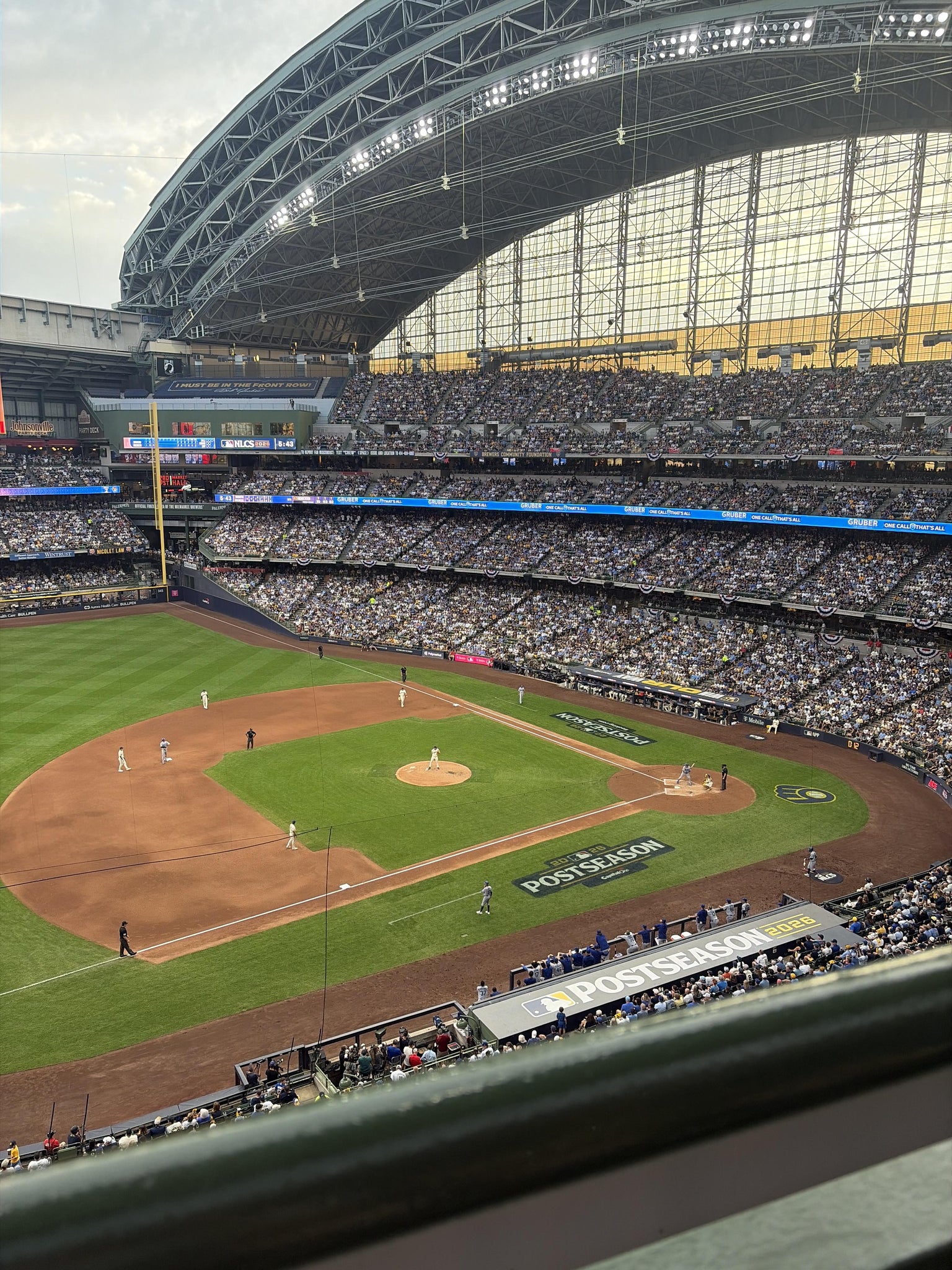 Real Fan View taken from Section 432 at American Family Field by Dustin M