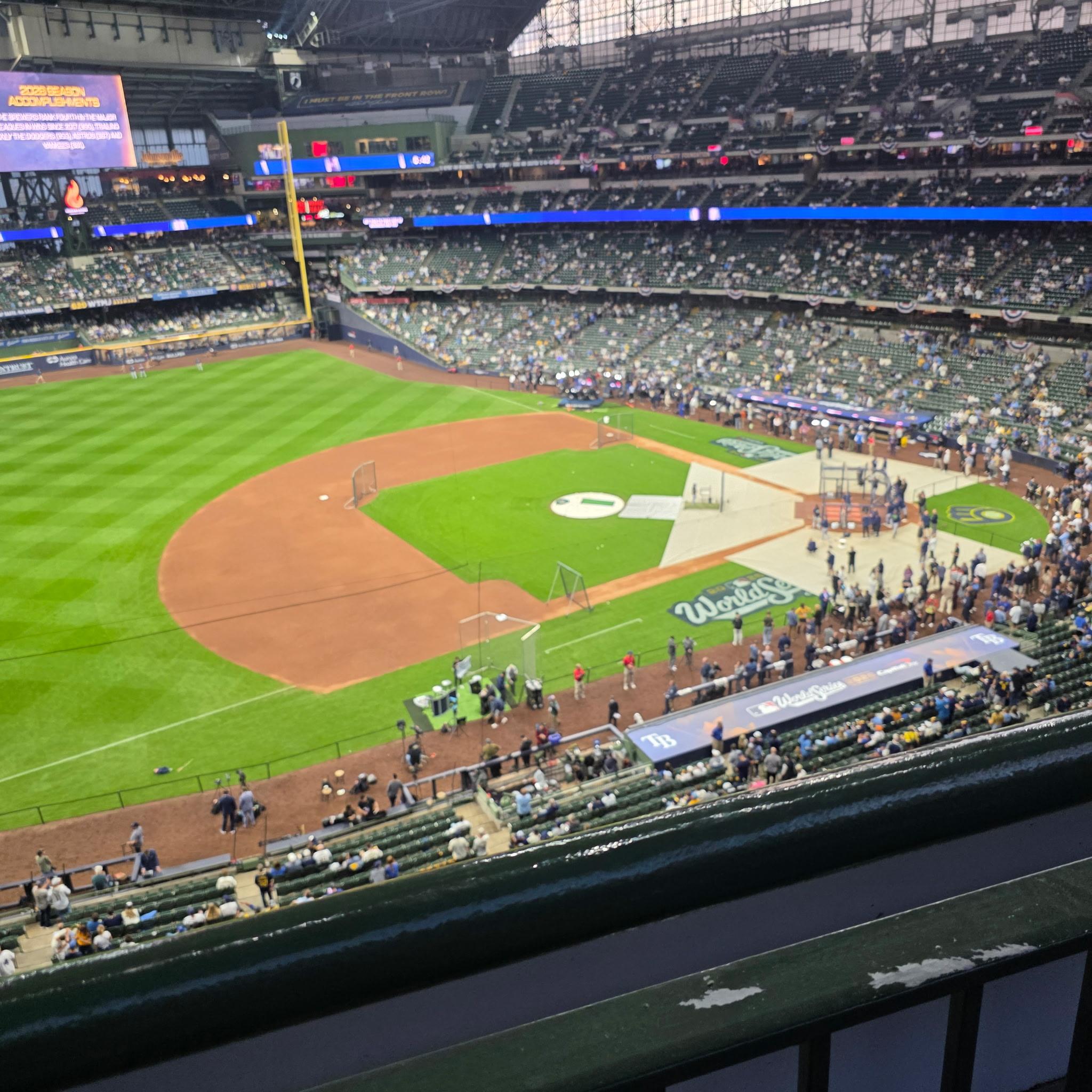 Real Fan View taken from Section 432 at American Family Field by Paul K