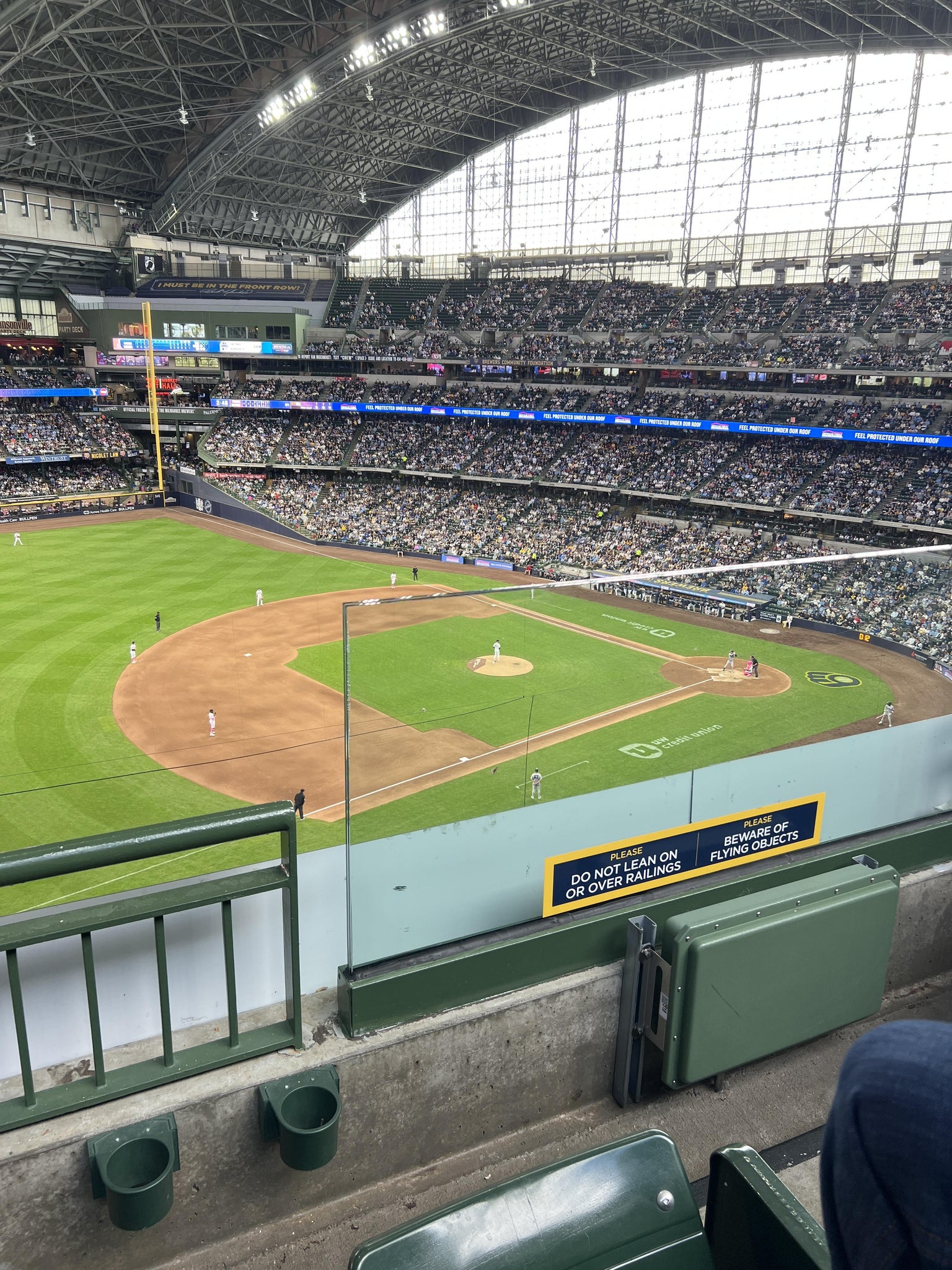 Real Fan View taken from Section 433 at American Family Field by Megan B