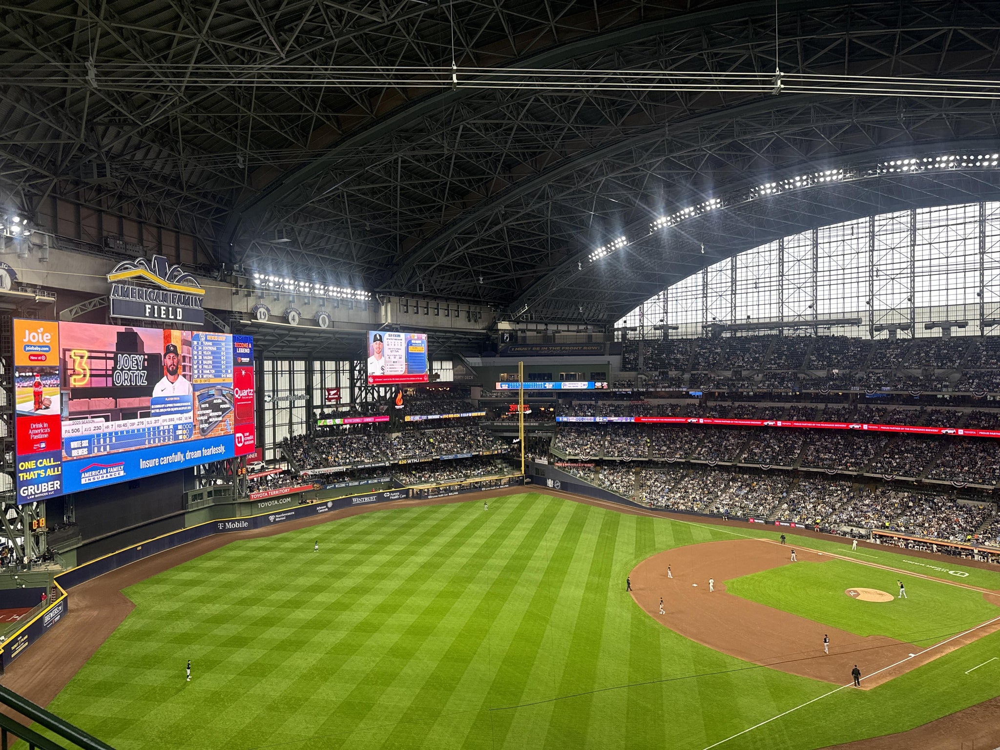 Real Fan View taken from Section 435 at American Family Field by Melissa M