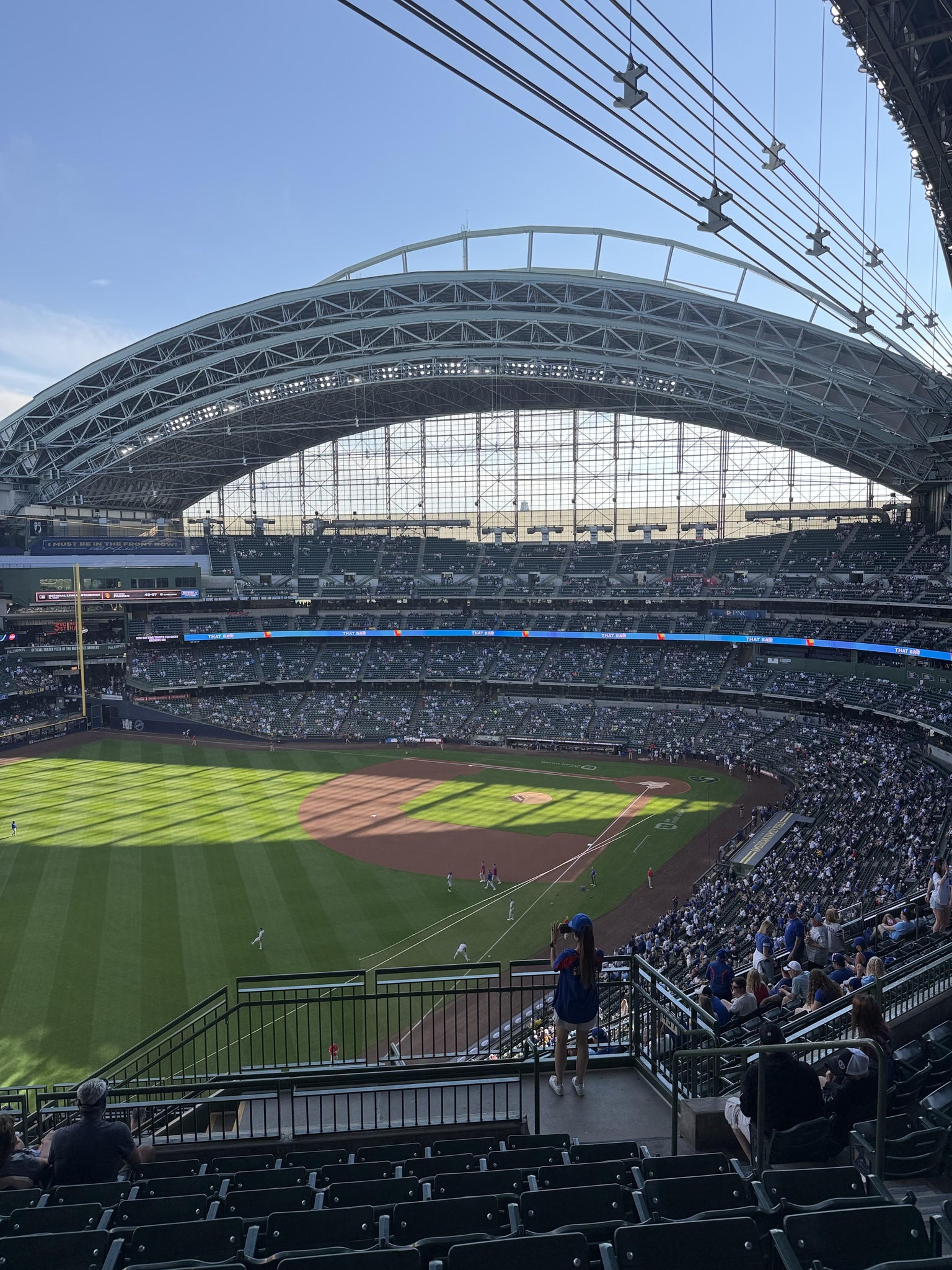 Real Fan View taken from Section 438 at American Family Field by Kennedy L
