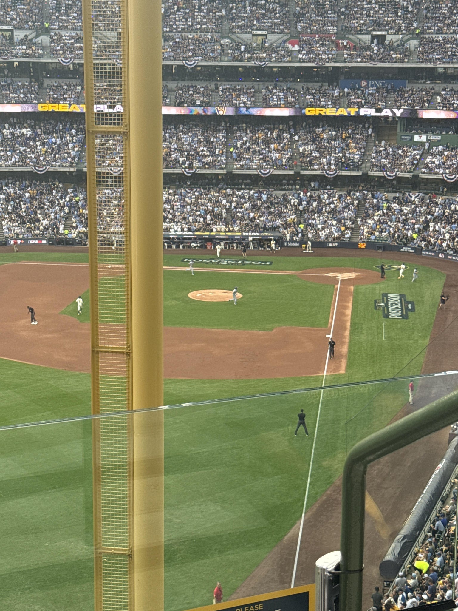 Real Fan View taken from Section 440 at American Family Field by Austyn T