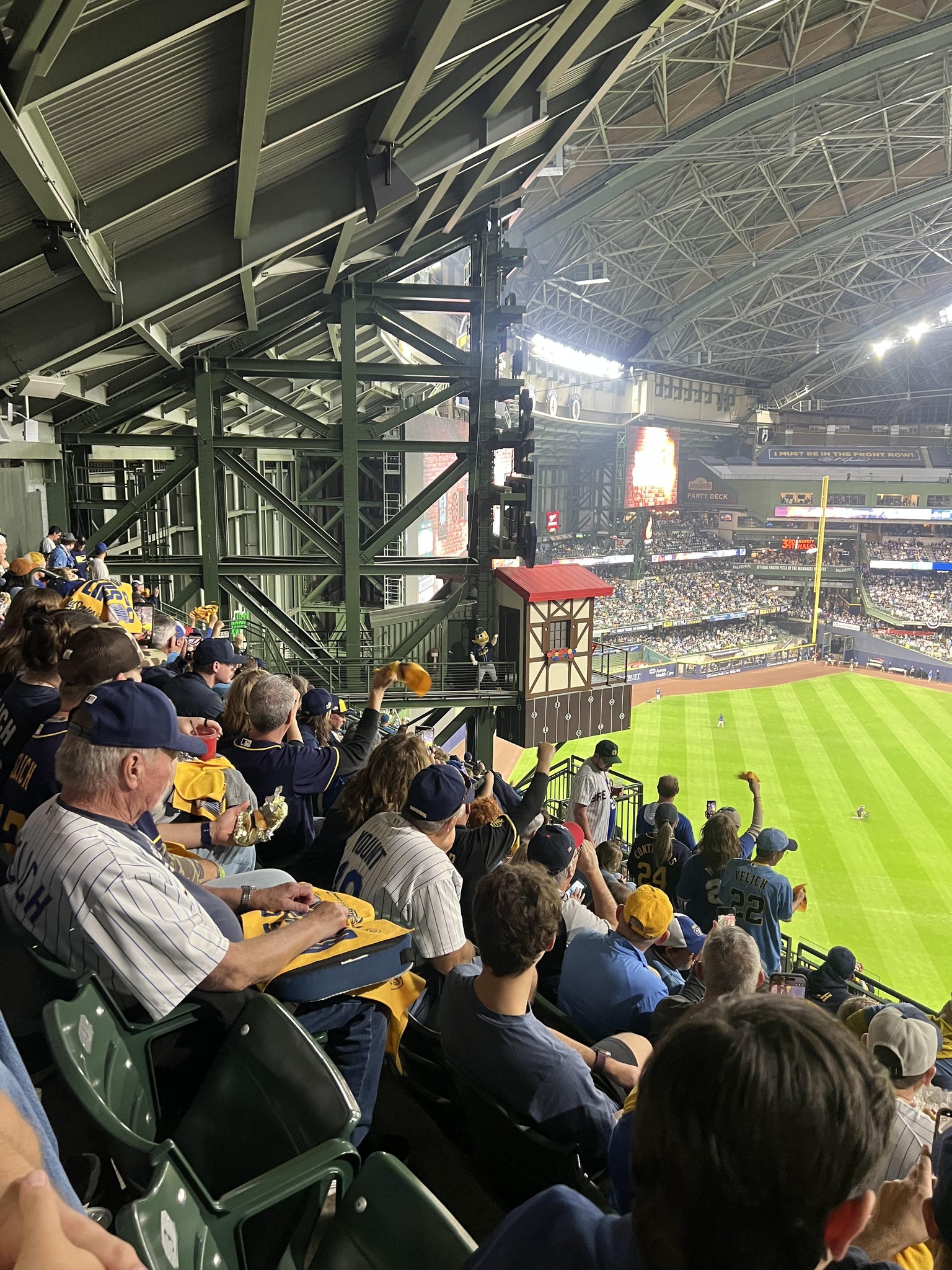 Real Fan View taken from Section 441 at American Family Field by David M