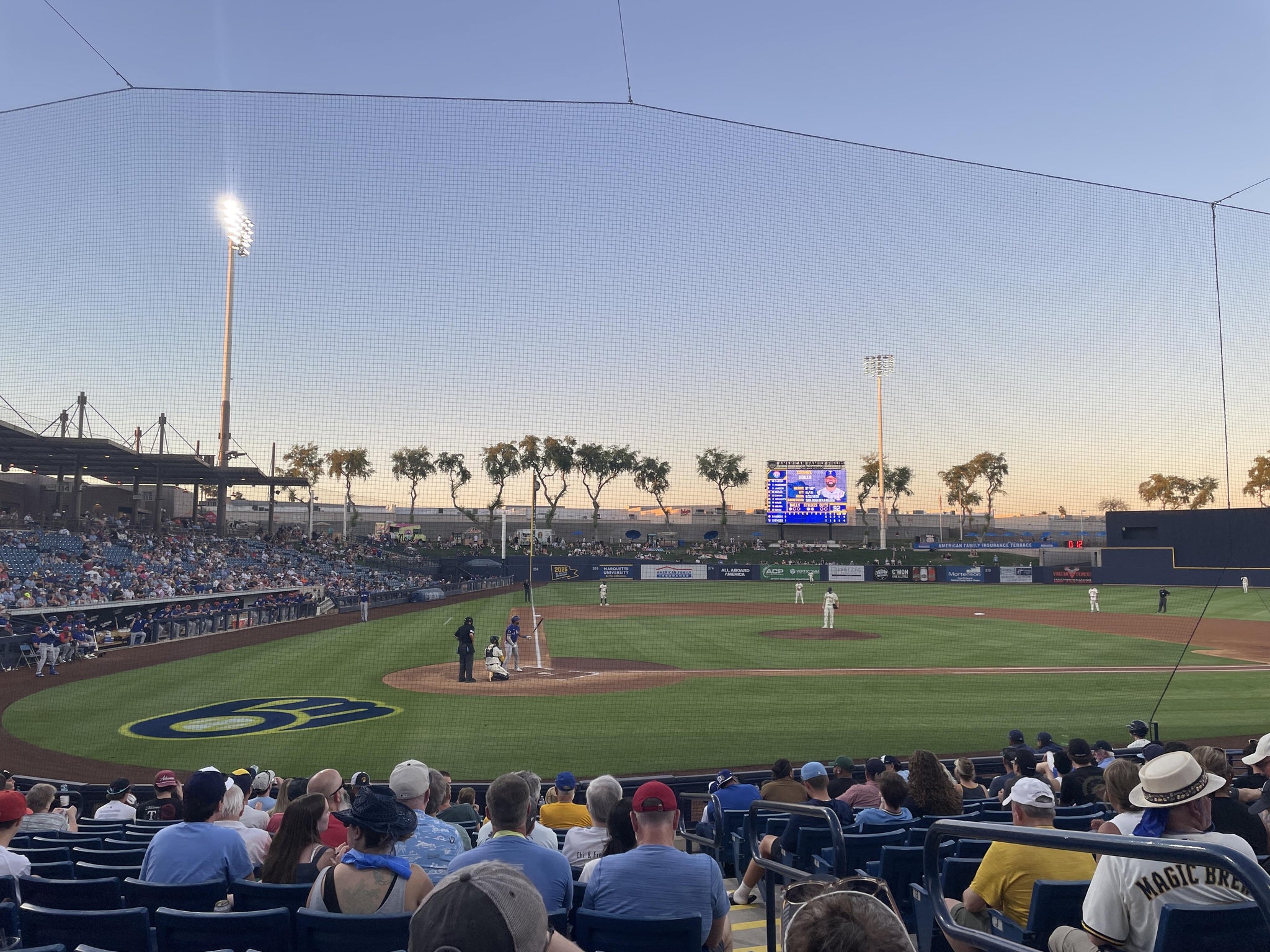 Real Fan View taken from Section 103 at American Family Fields of Phoenix by Justin H